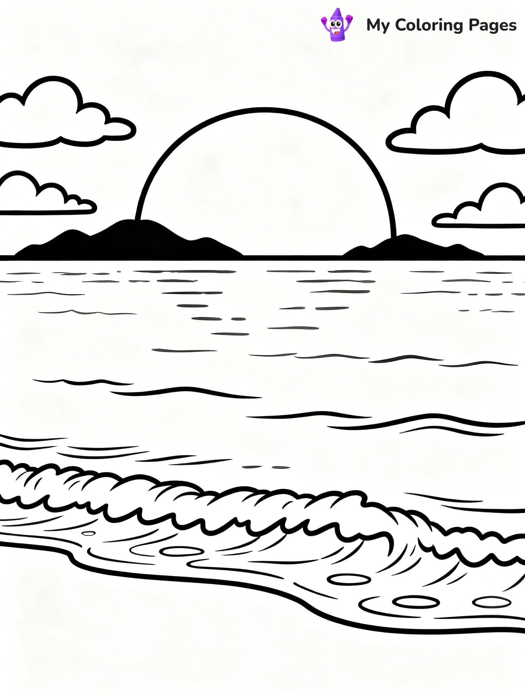 Easy Hawaii Coloring Pages - 6
