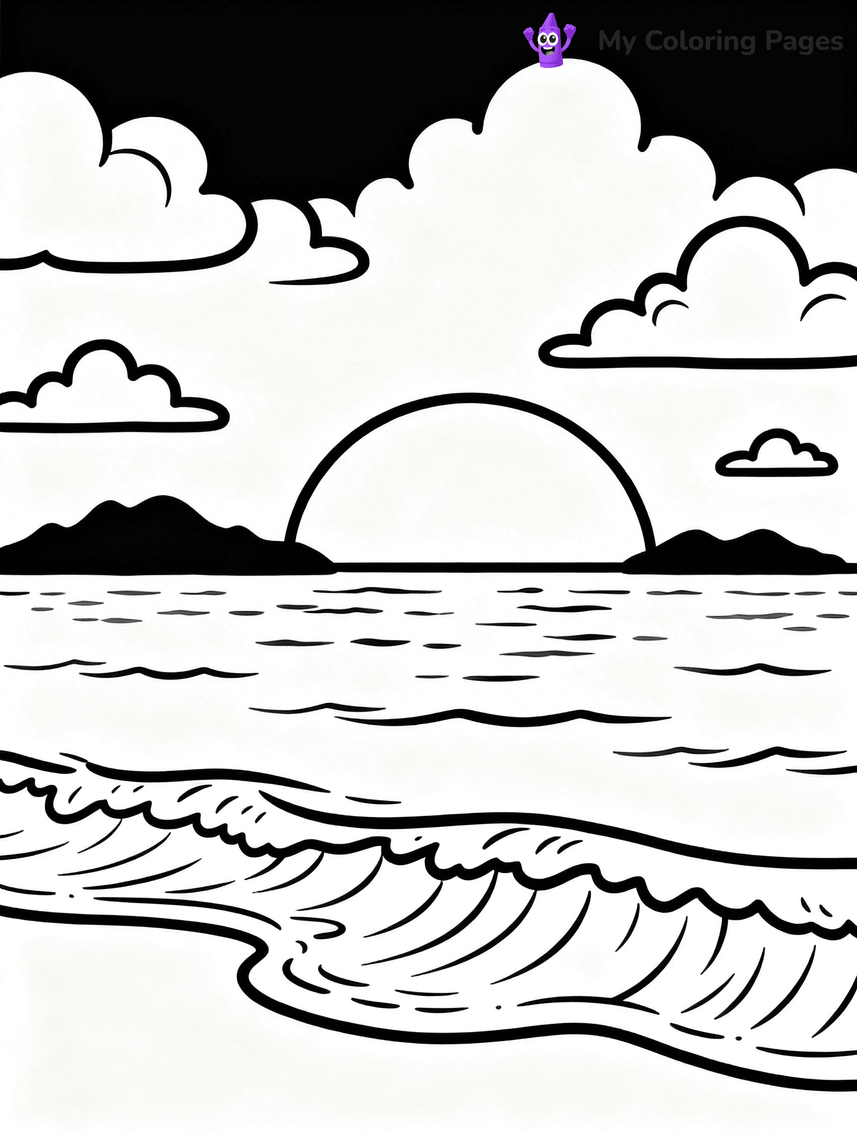 Easy Hawaii Coloring Pages - 5