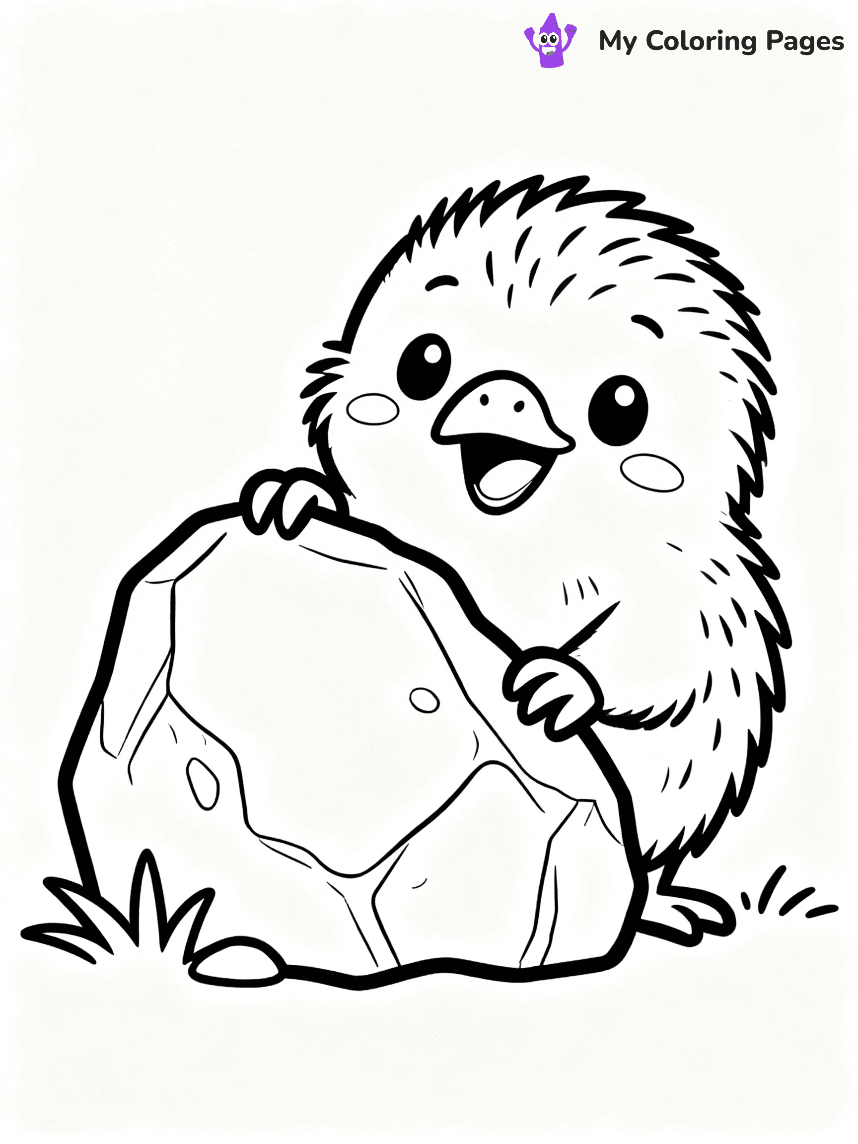 Kiwi Bird Coloring Pages - 43