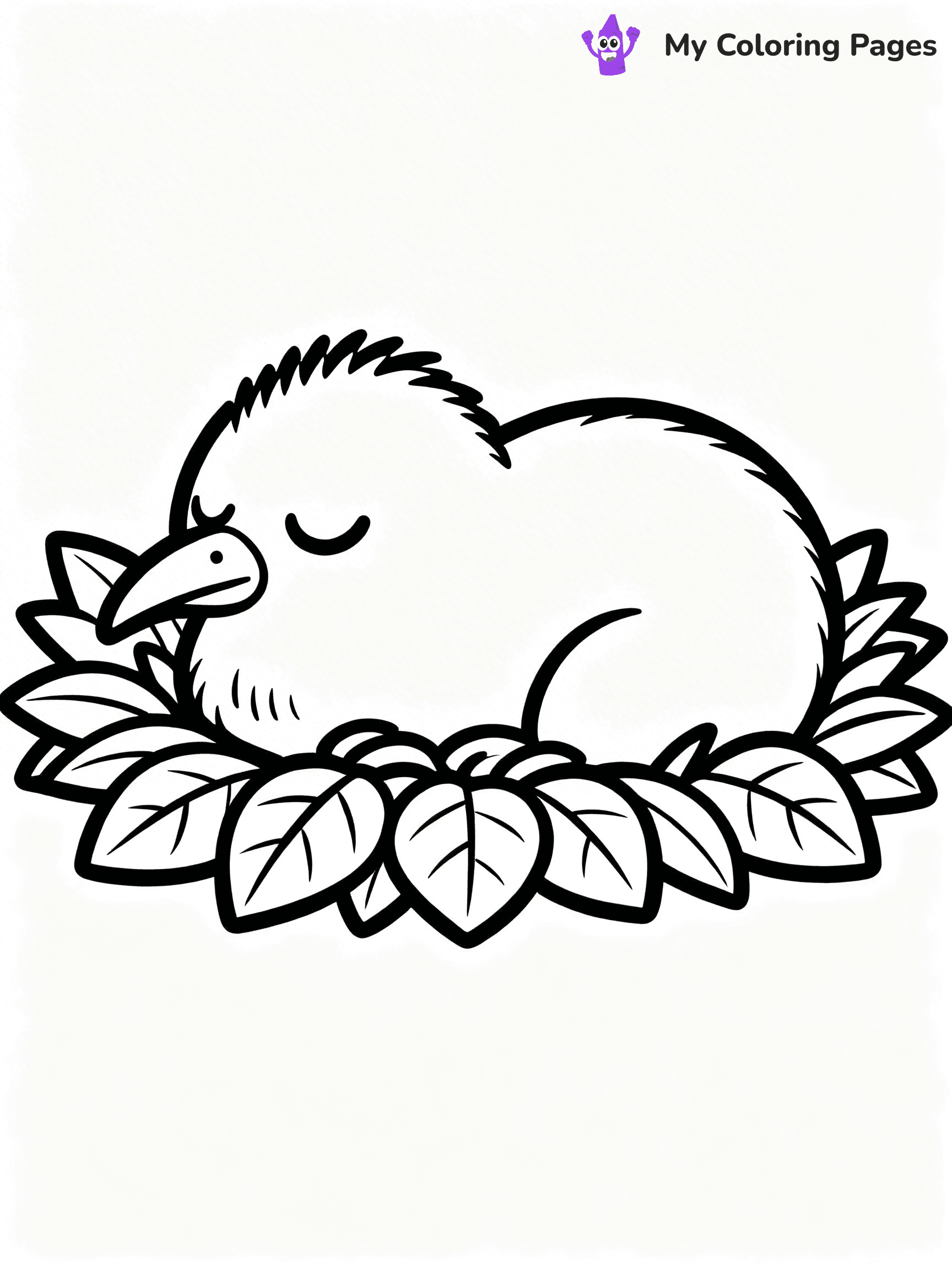 Kiwi Bird Coloring Pages - 31