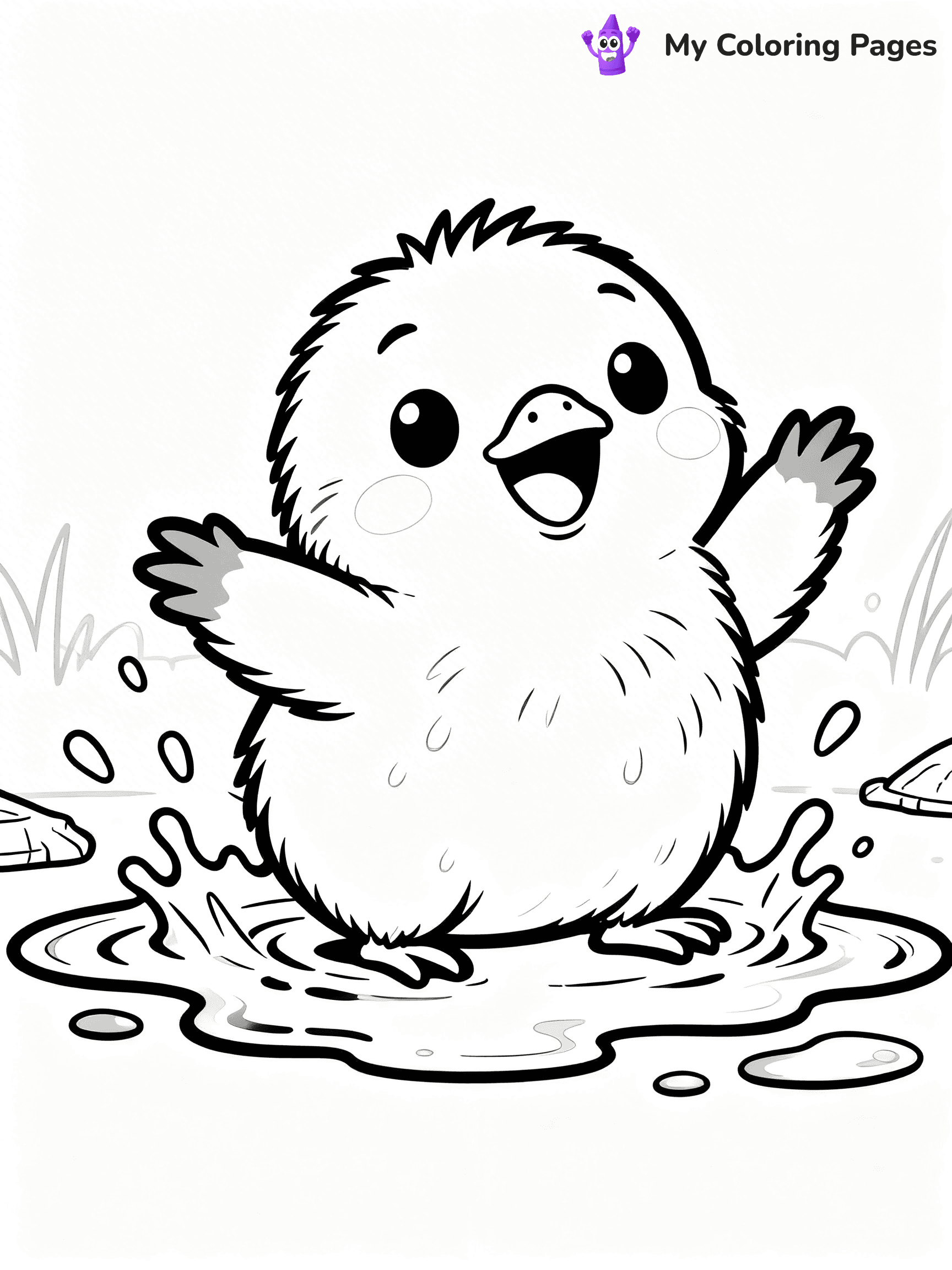 Kiwi Bird Coloring Pages - 27