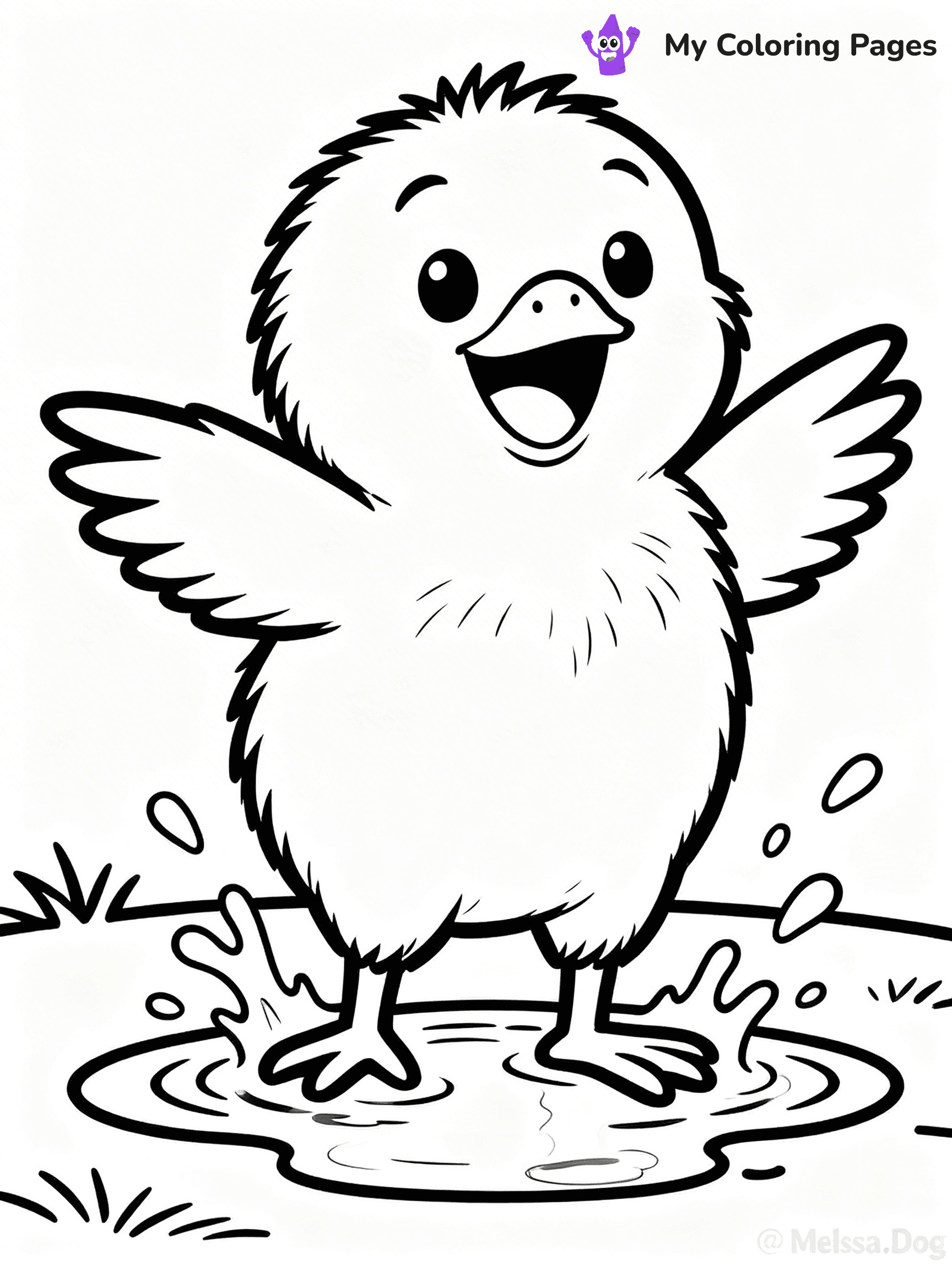Kiwi Bird Coloring Pages - 23