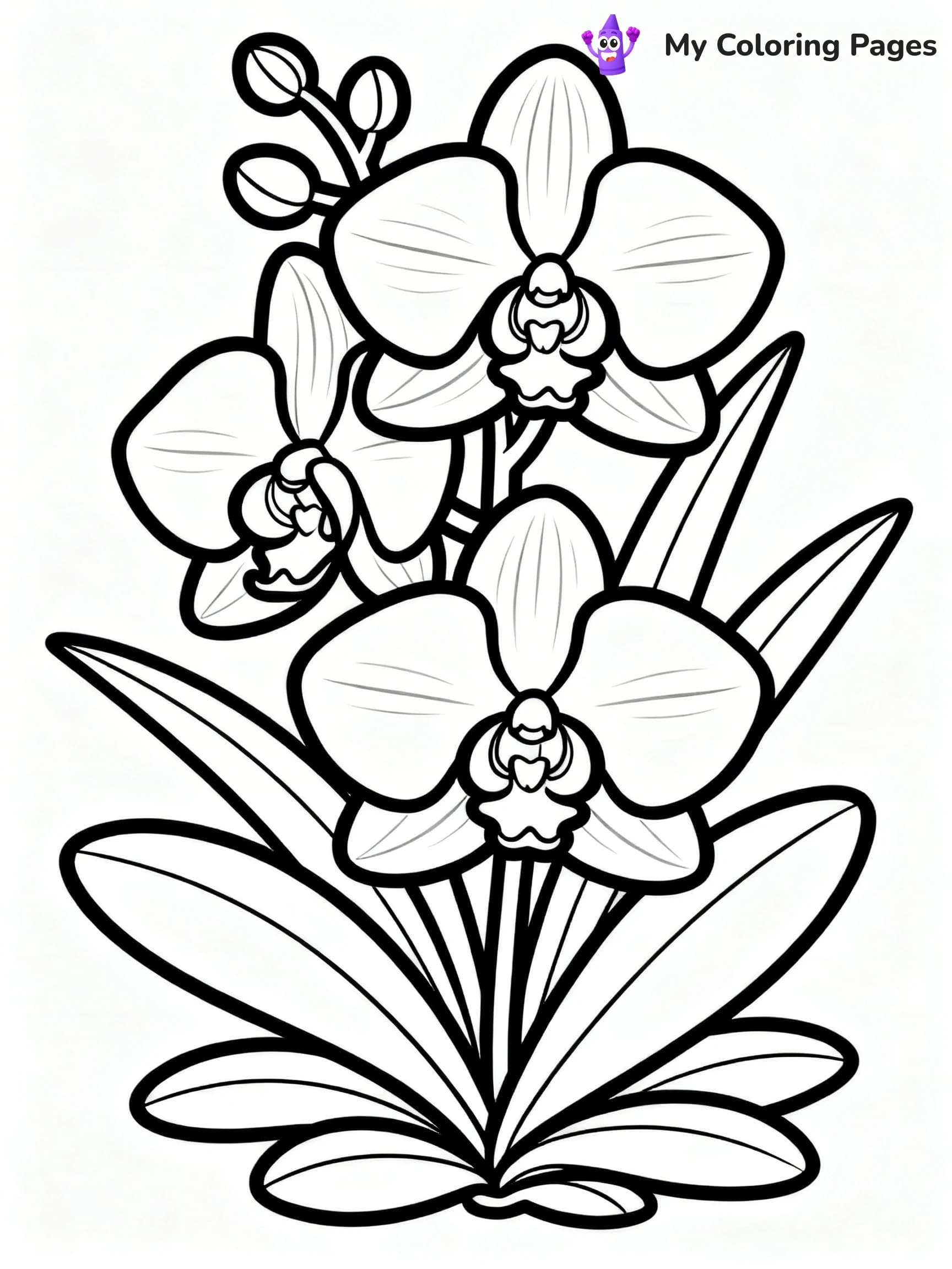 Unique Flower Coloring Pages - 2