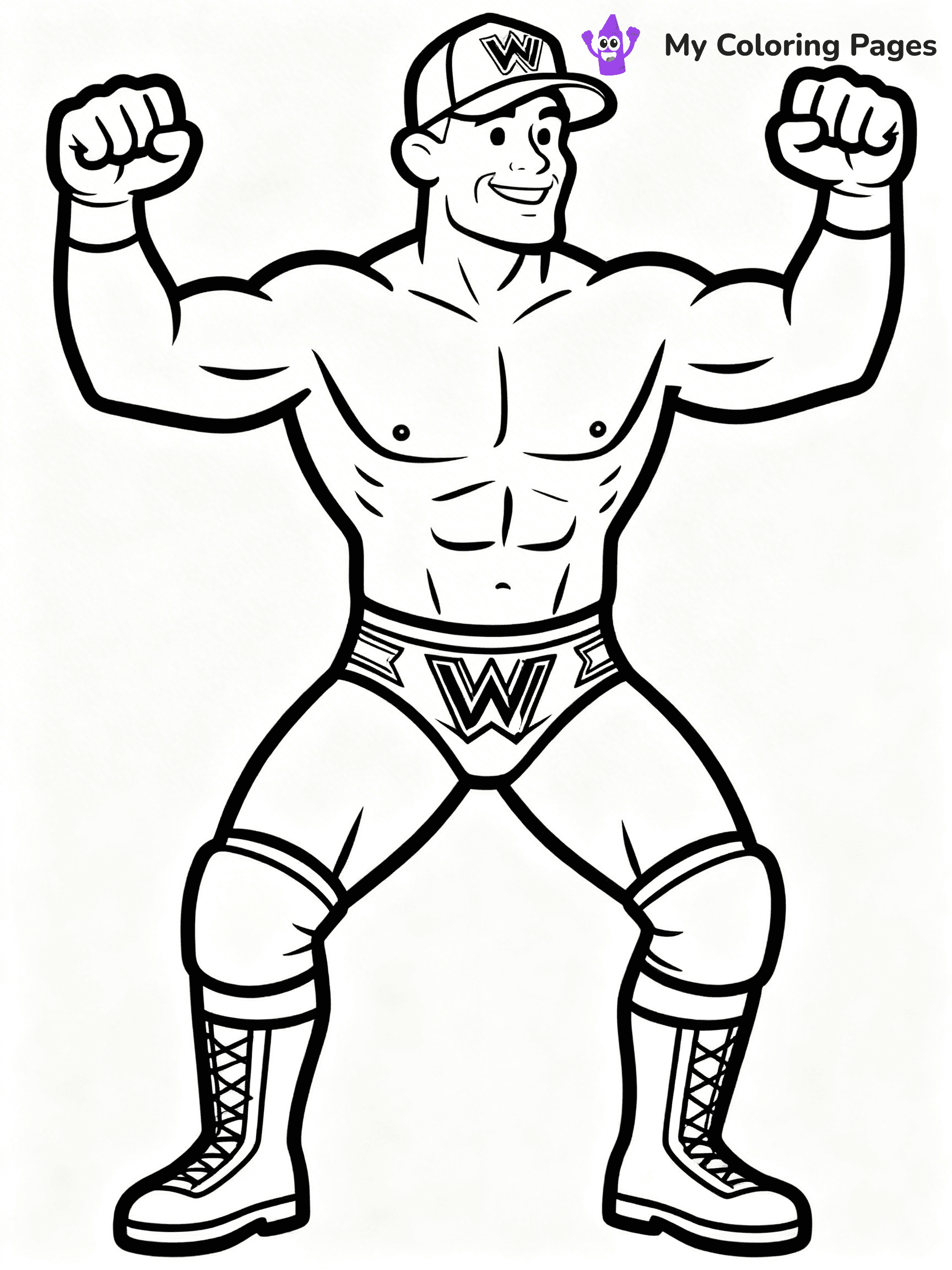 John Cena Coloring Pages - 29