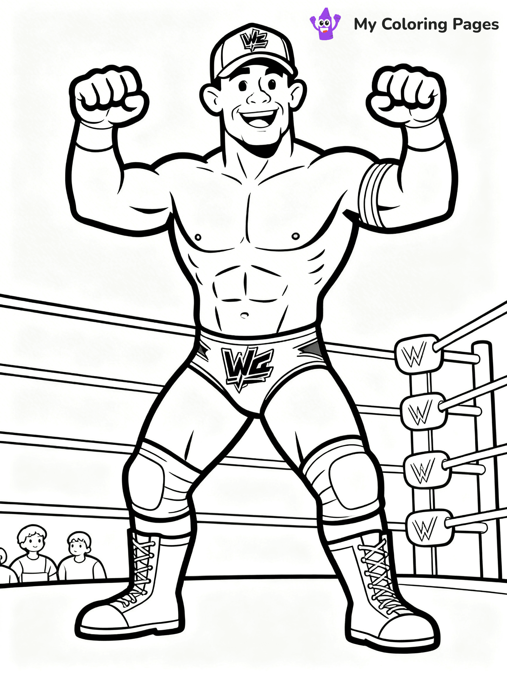 John Cena Coloring Pages - 27