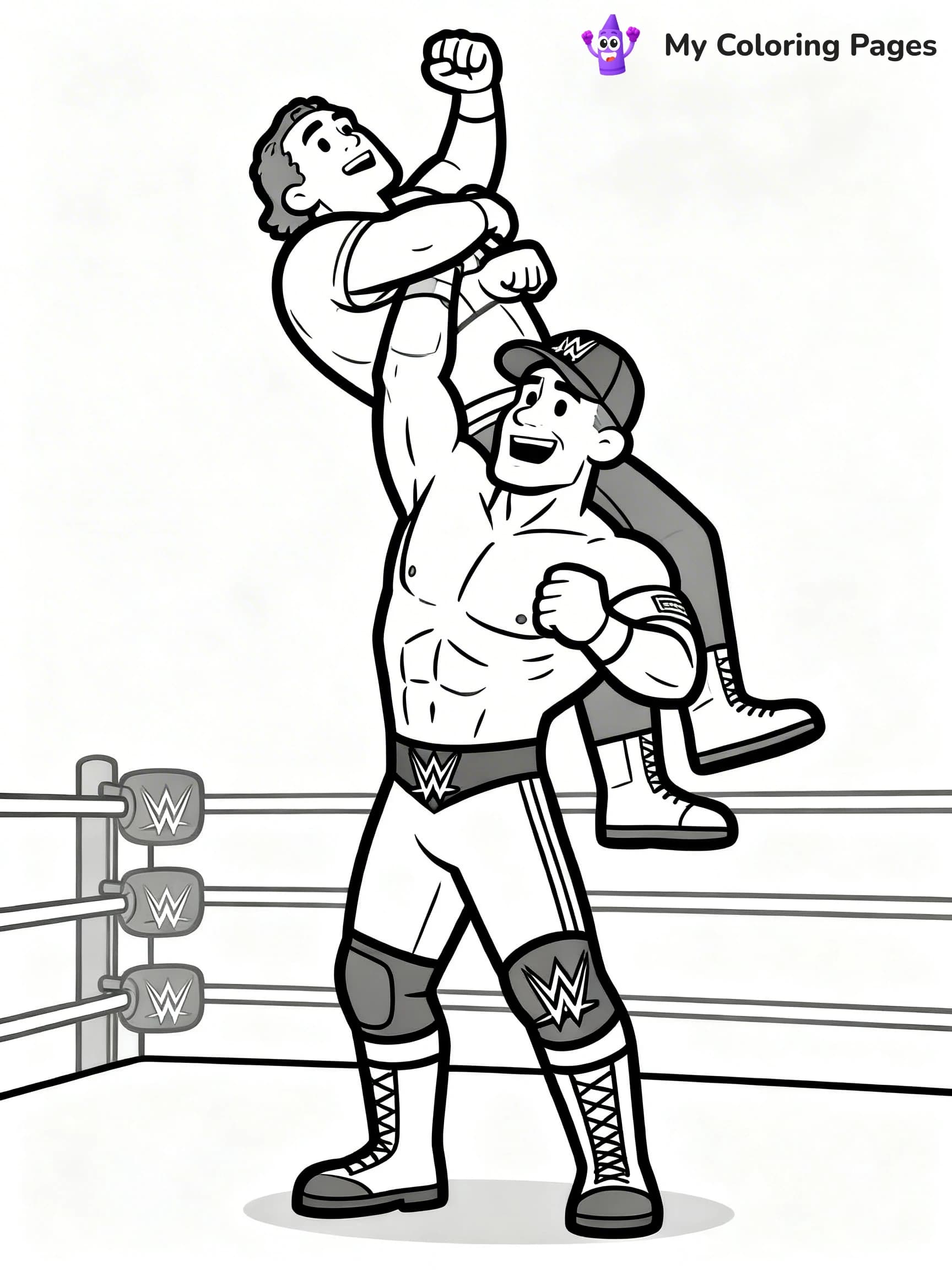 John Cena Coloring Pages - 24