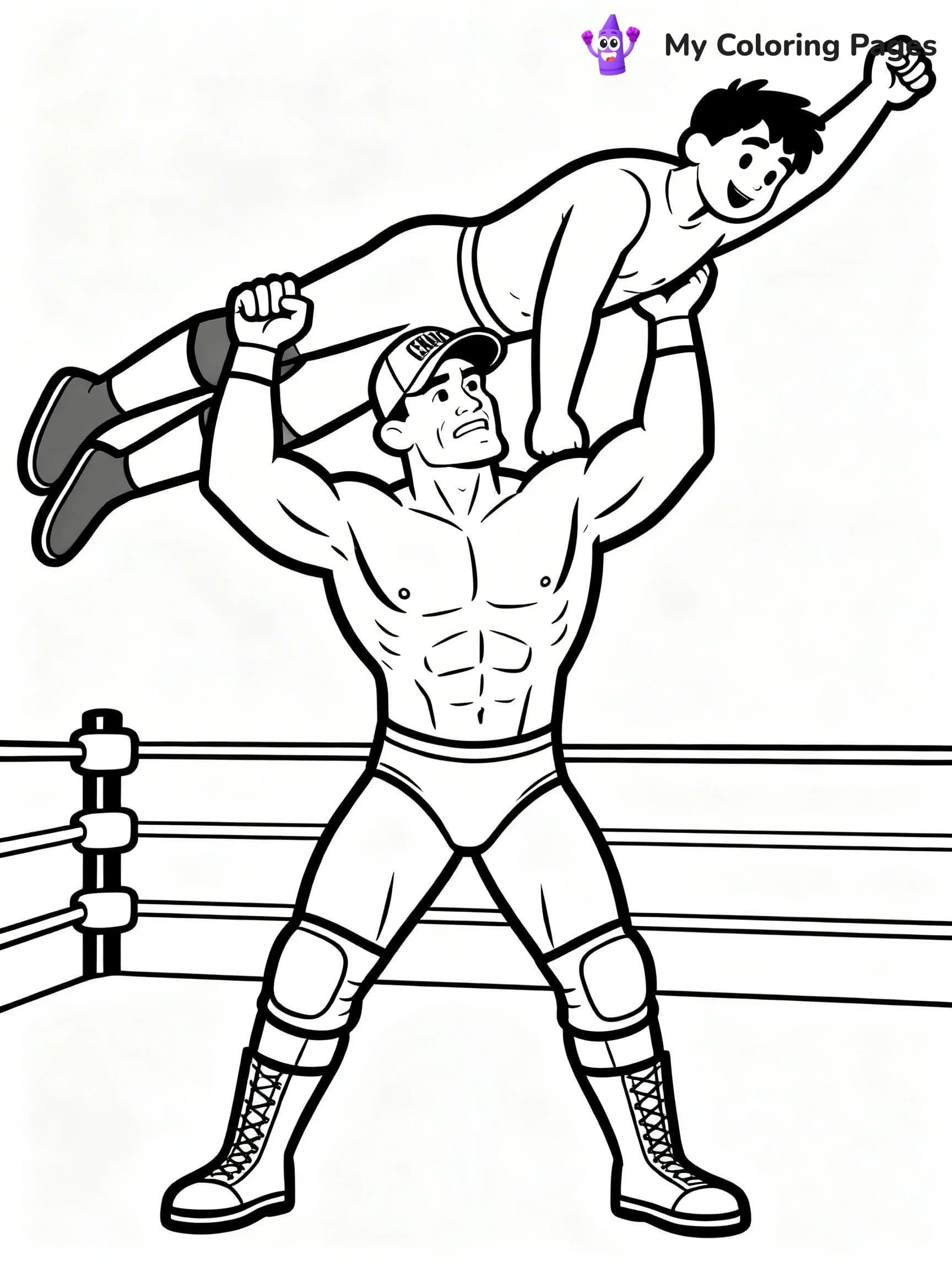 John Cena Coloring Pages - 23