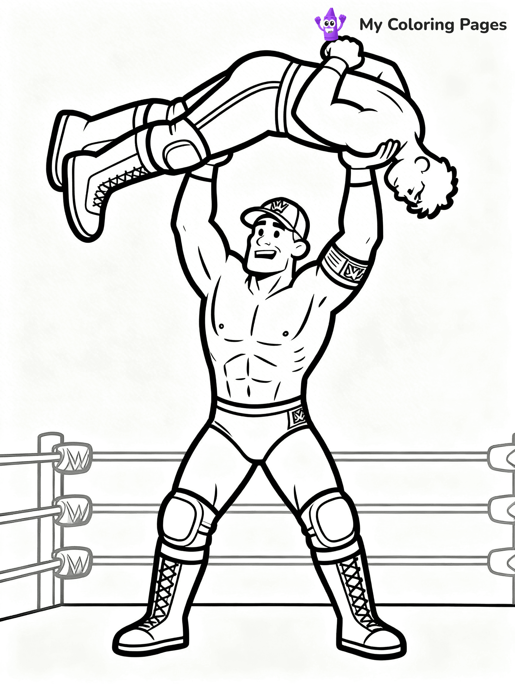John Cena Coloring Pages - 22