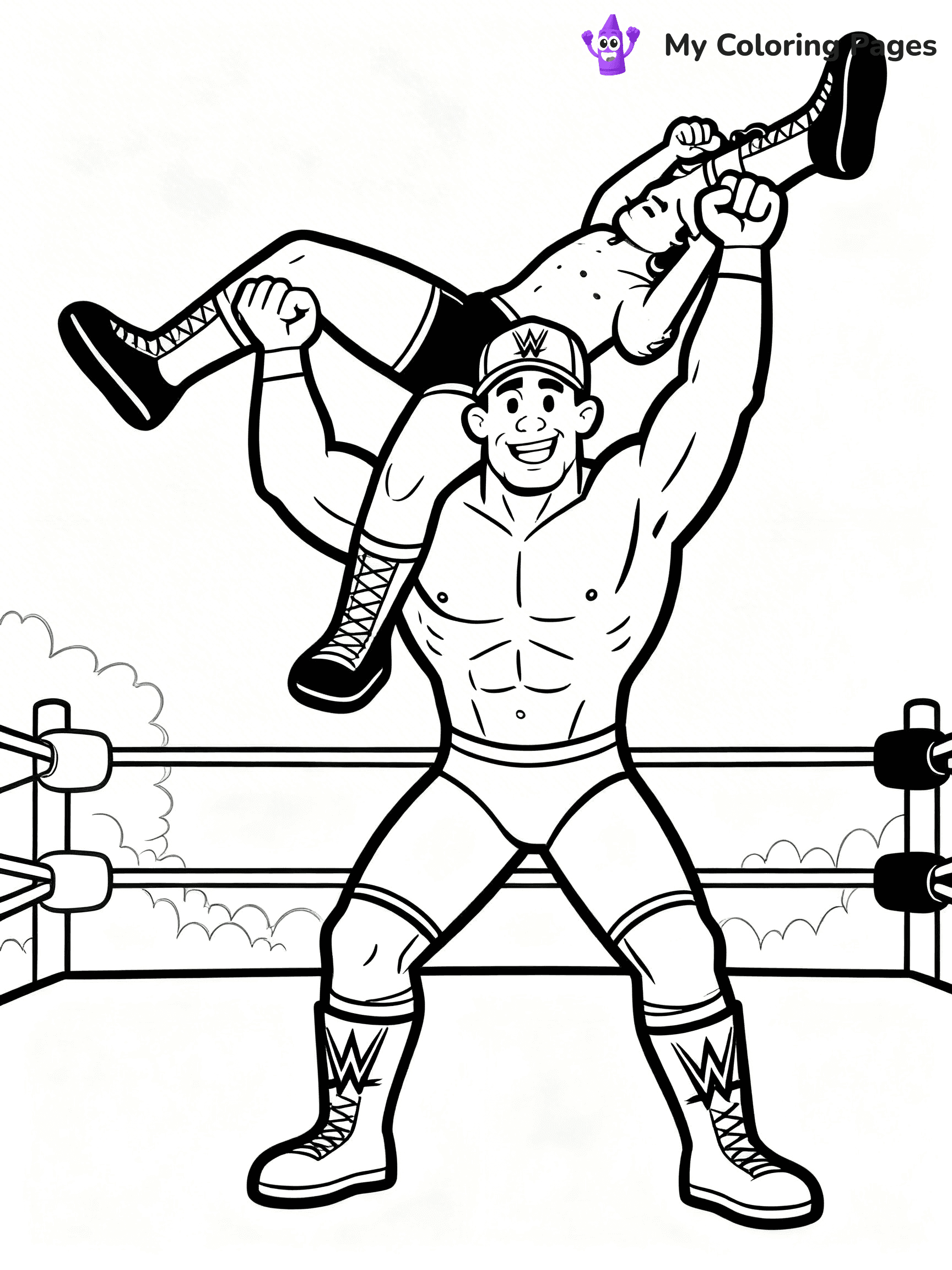John Cena Coloring Pages - 21
