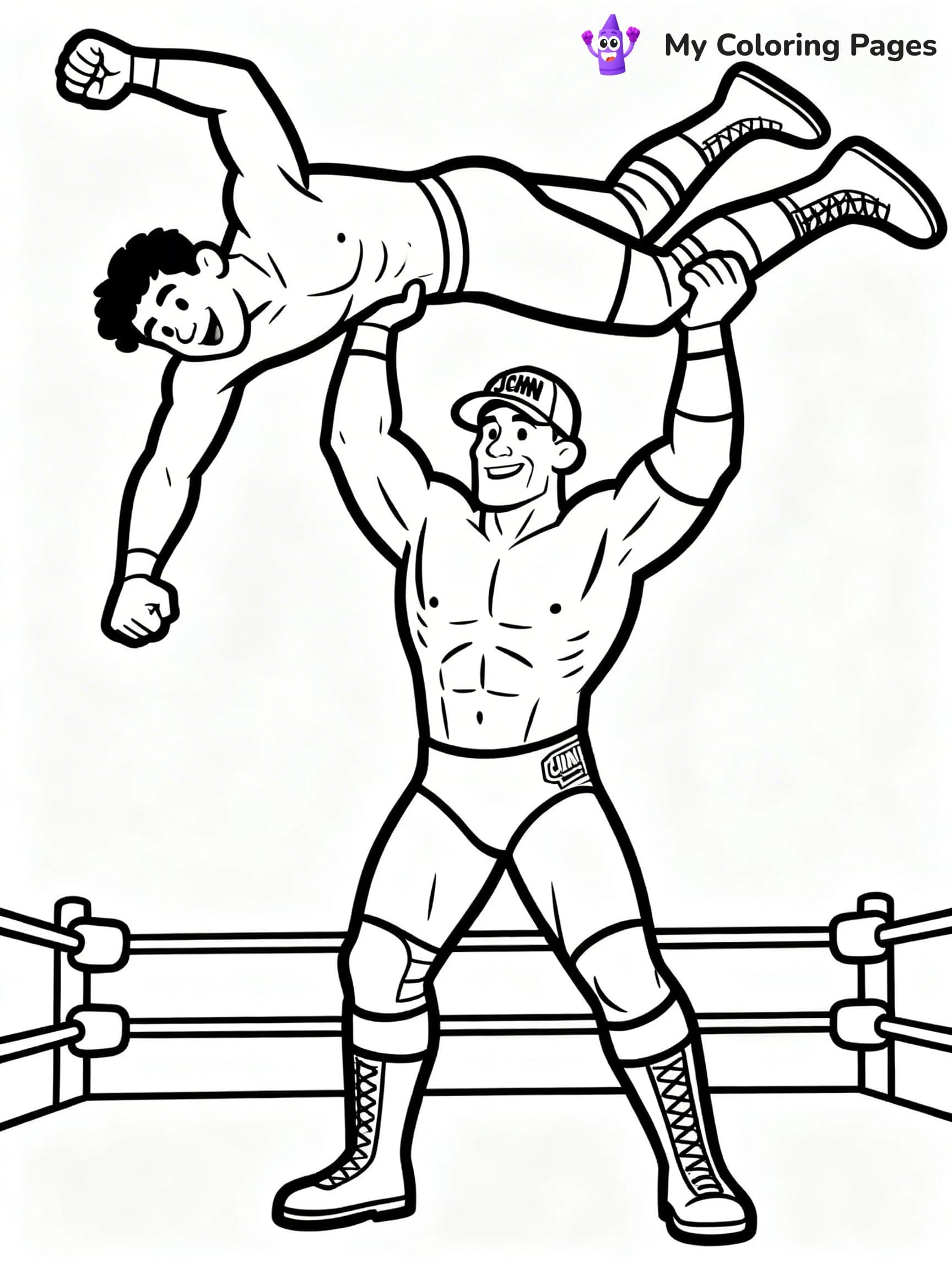 John Cena Coloring Pages - 20