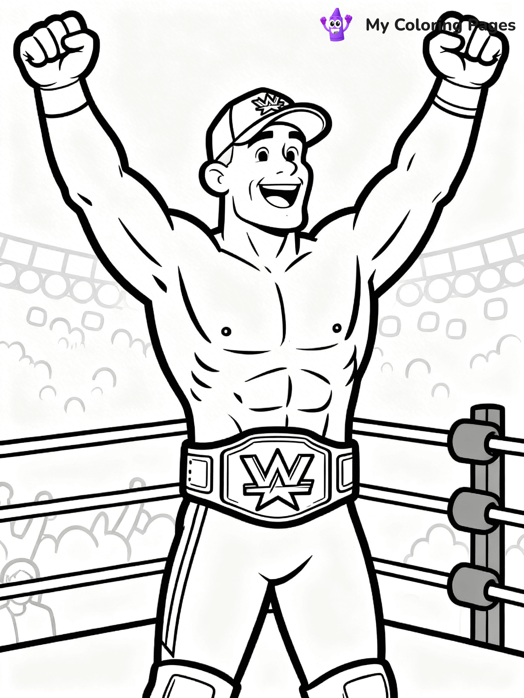 John Cena Coloring Pages - 14