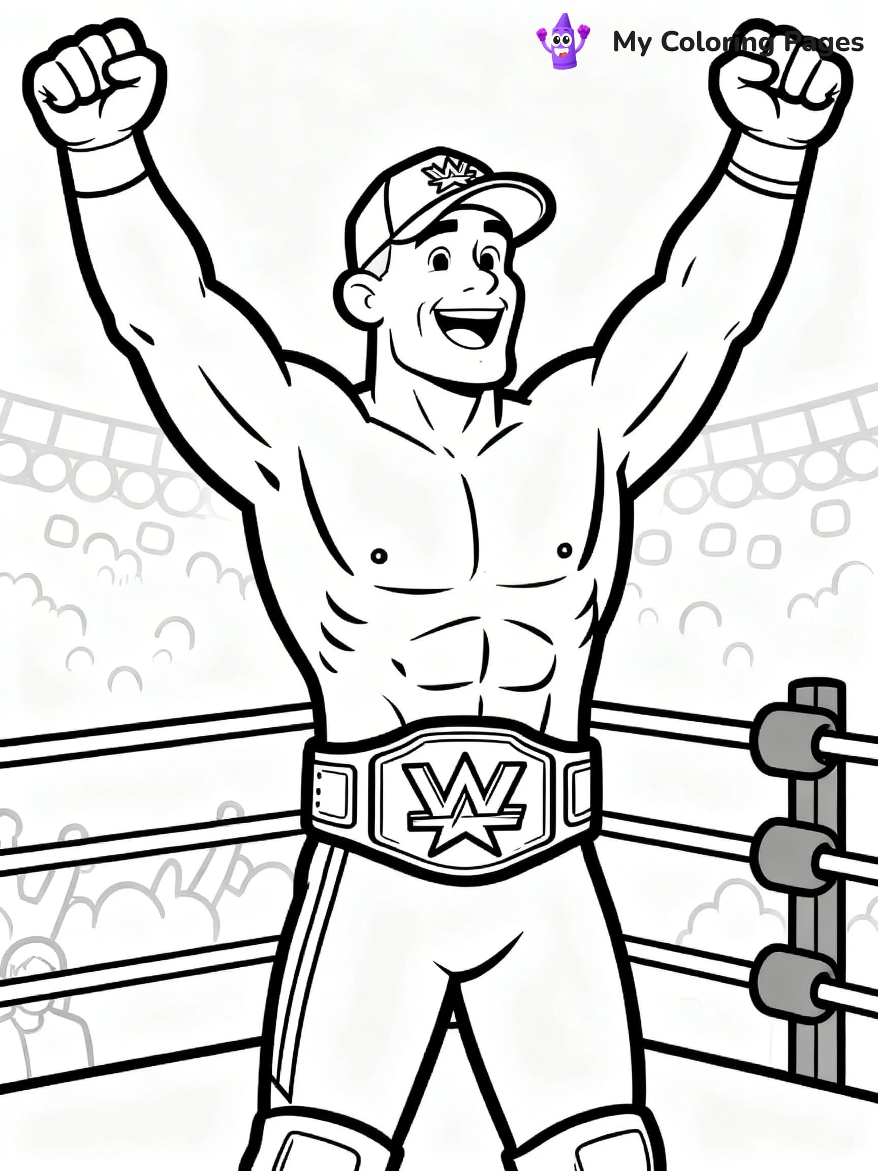 John Cena Coloring Pages - 14