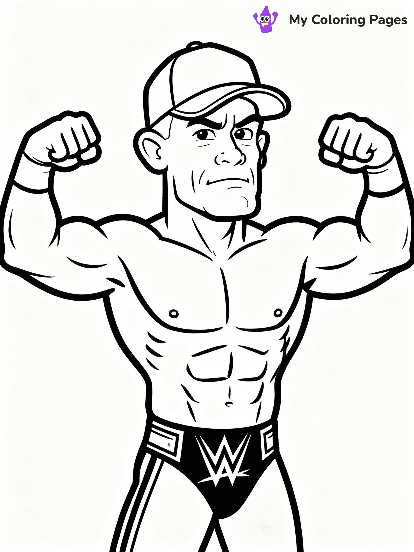 John Cena Coloring Pages - 13