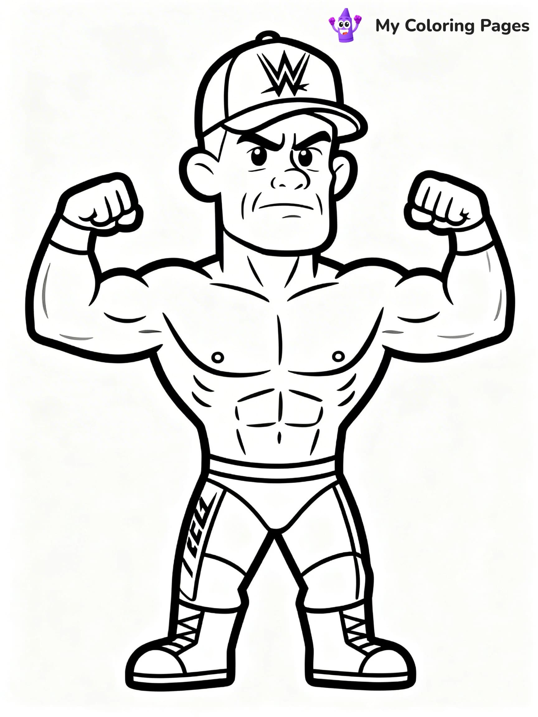 John Cena Coloring Pages - 10