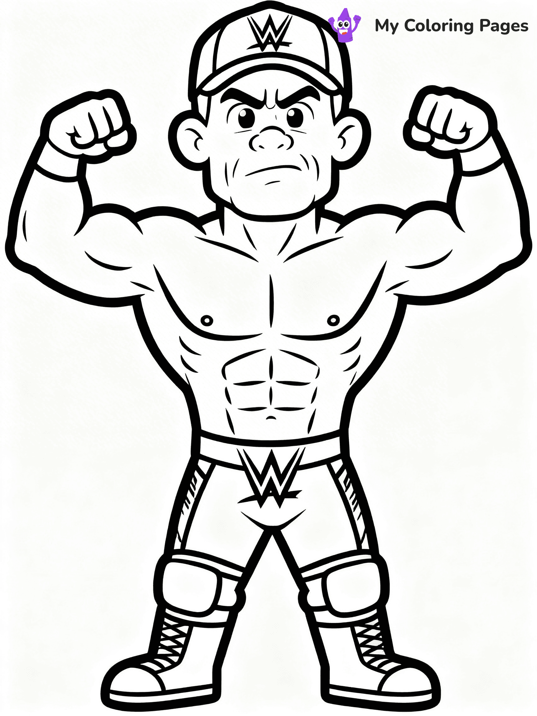 John Cena Coloring Pages - 9