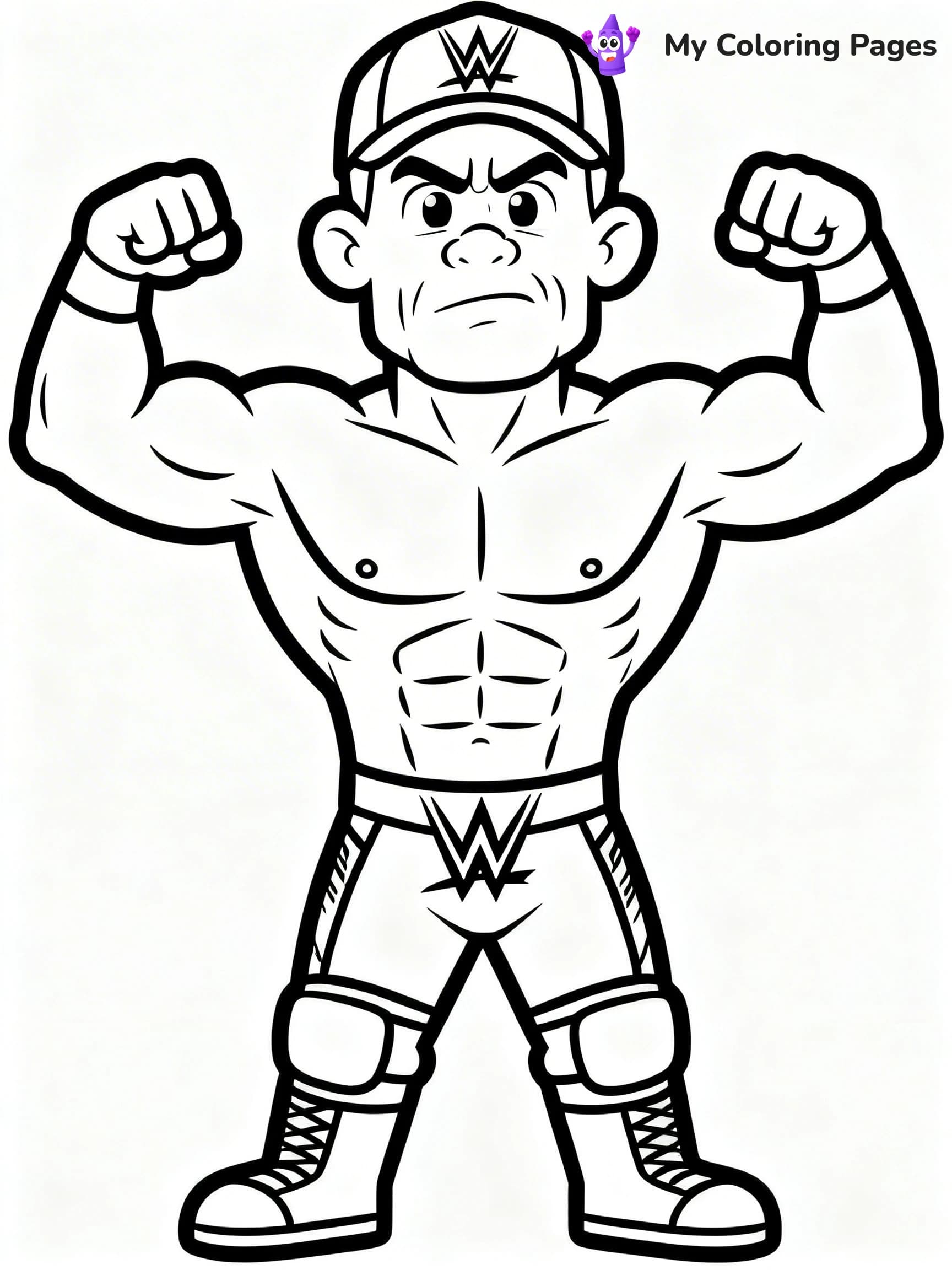 John Cena Coloring Pages - 9