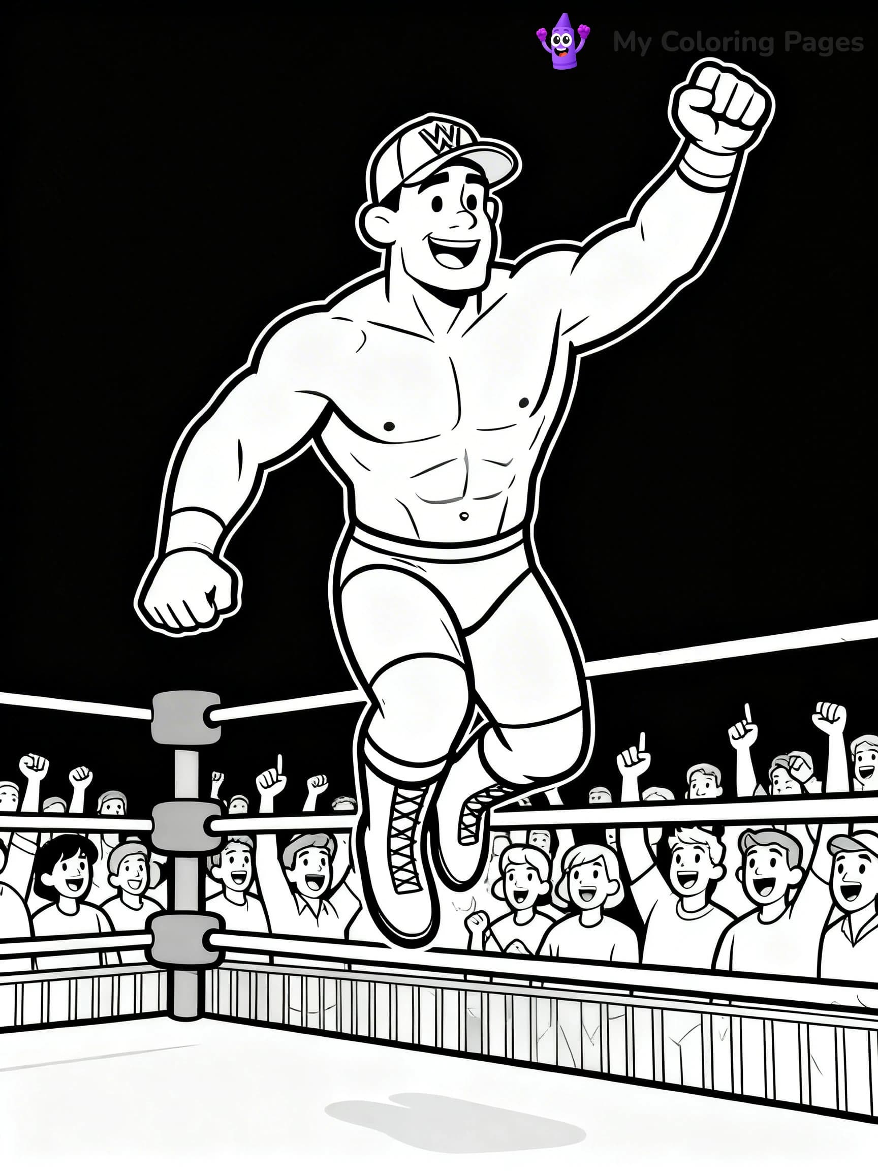 John Cena Coloring Pages - 7