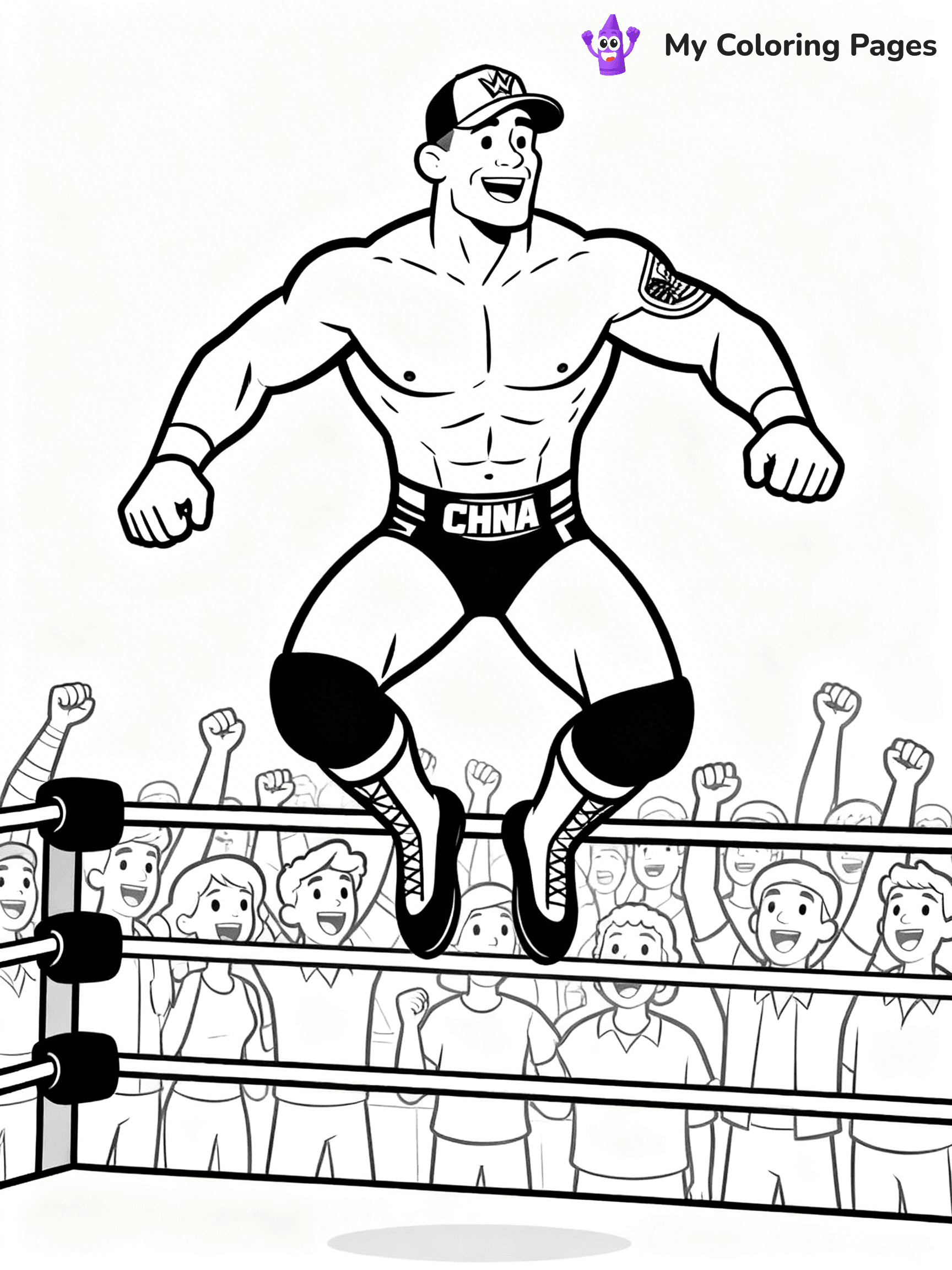 John Cena Coloring Pages - 5