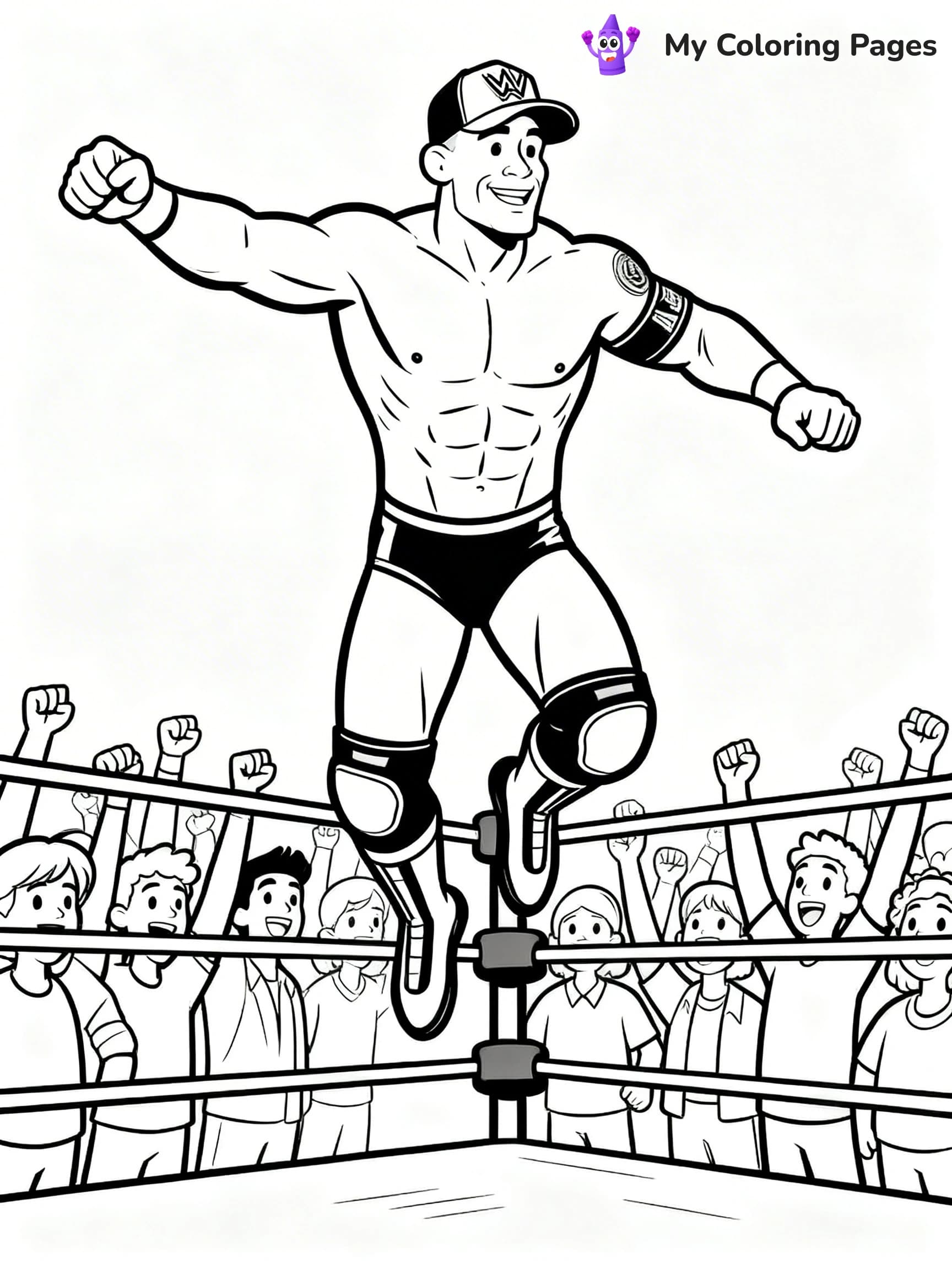 John Cena Coloring Pages - 4