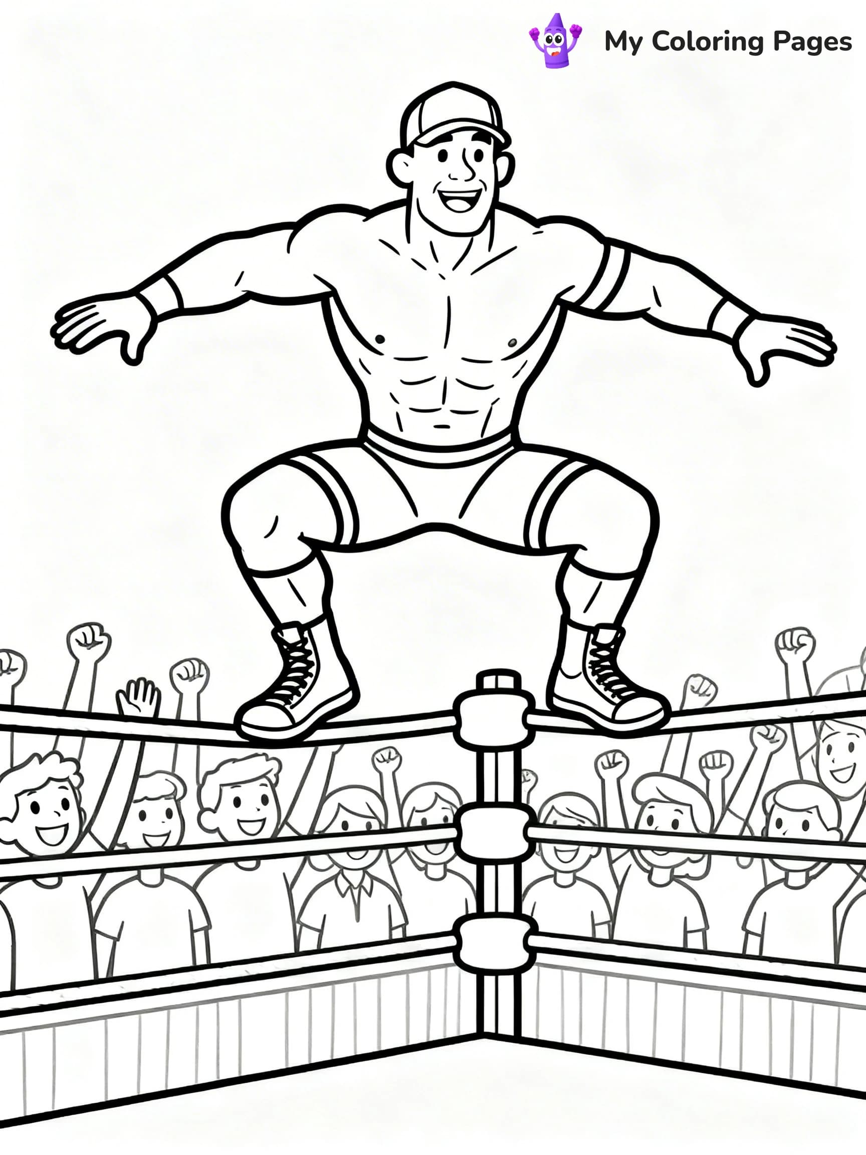 John Cena Coloring Pages - 3