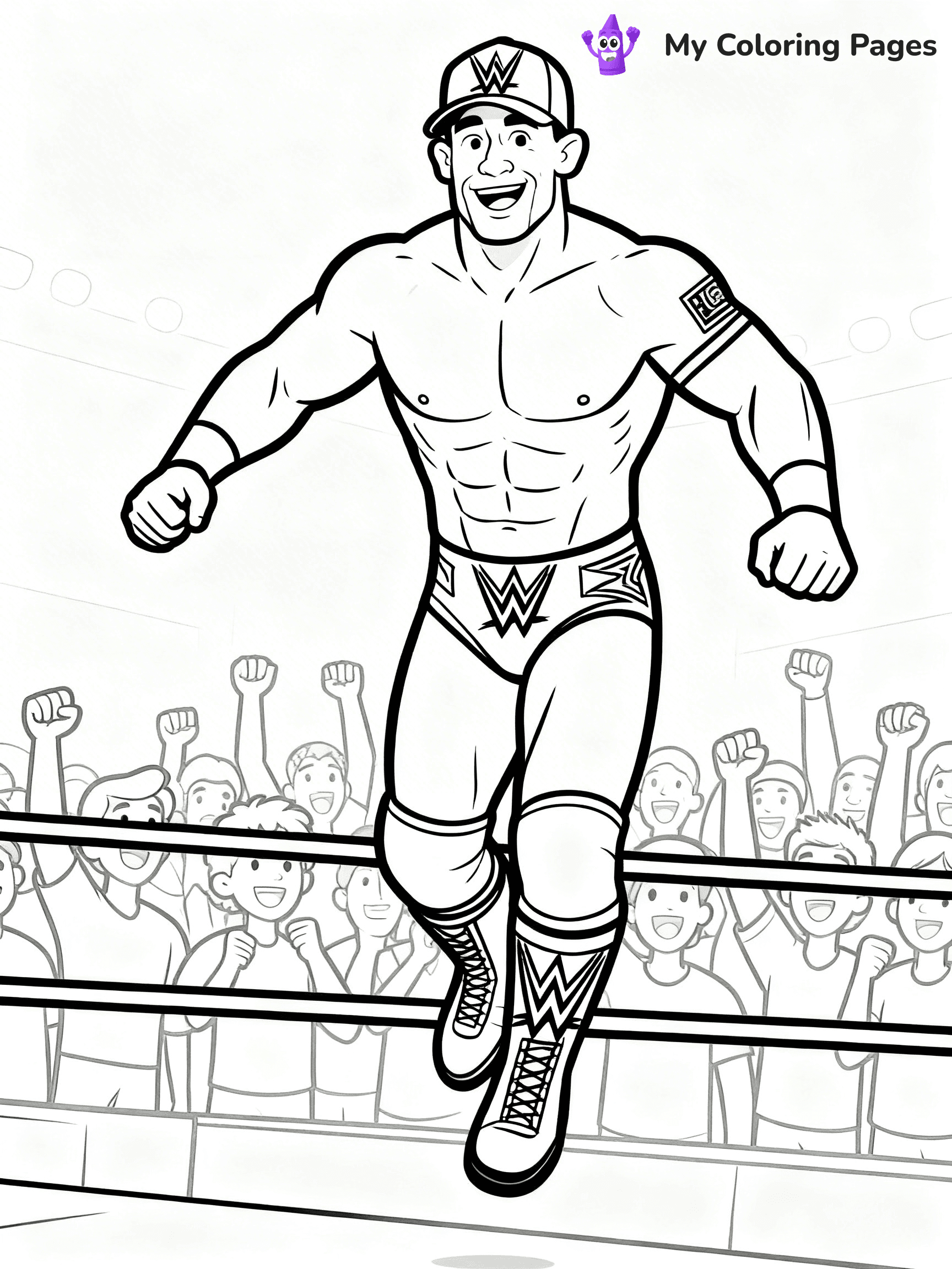 John Cena Coloring Pages - 2