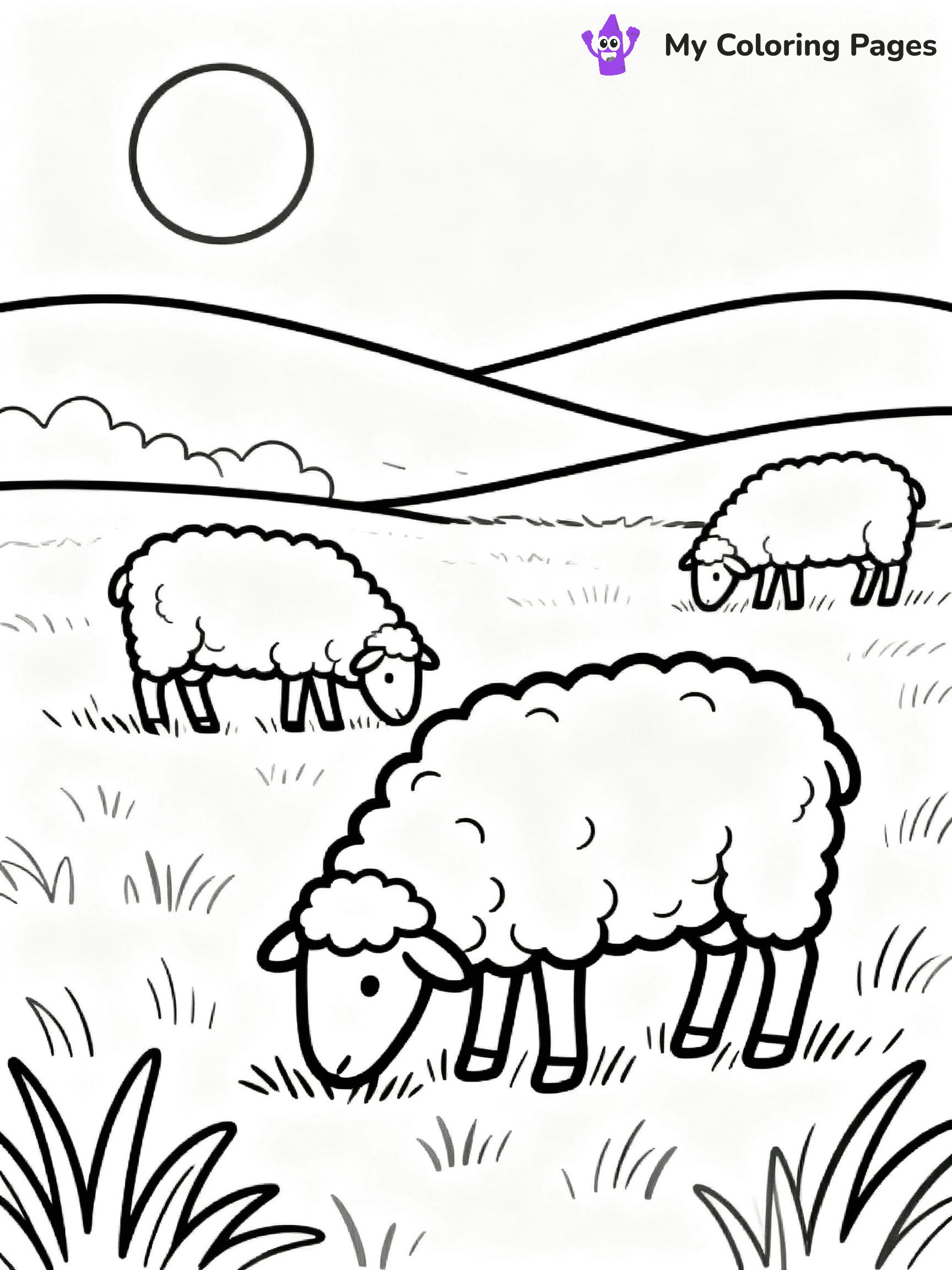 Farm Animal Coloring Pages - 46