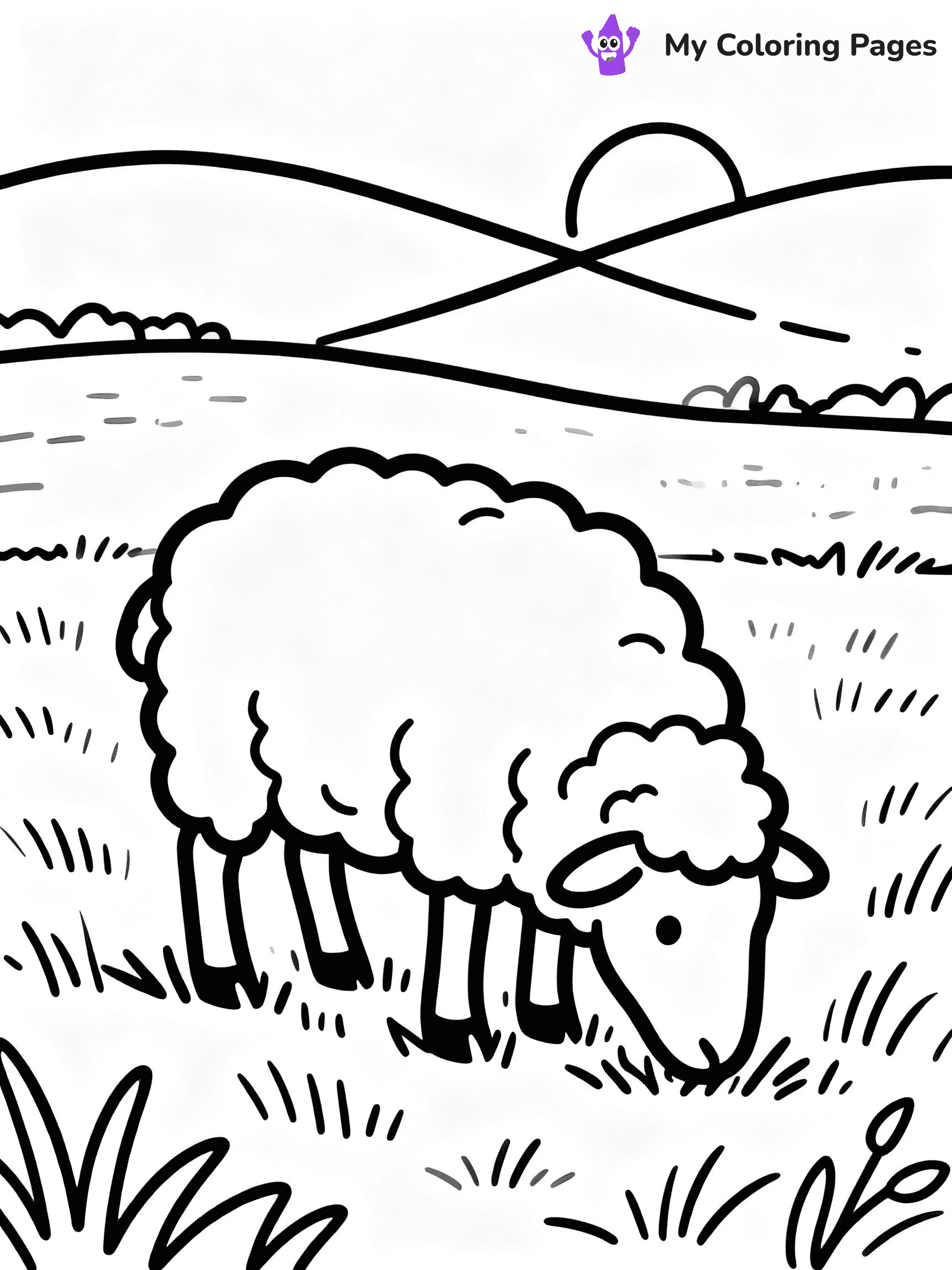 Farm Animal Coloring Pages - 33