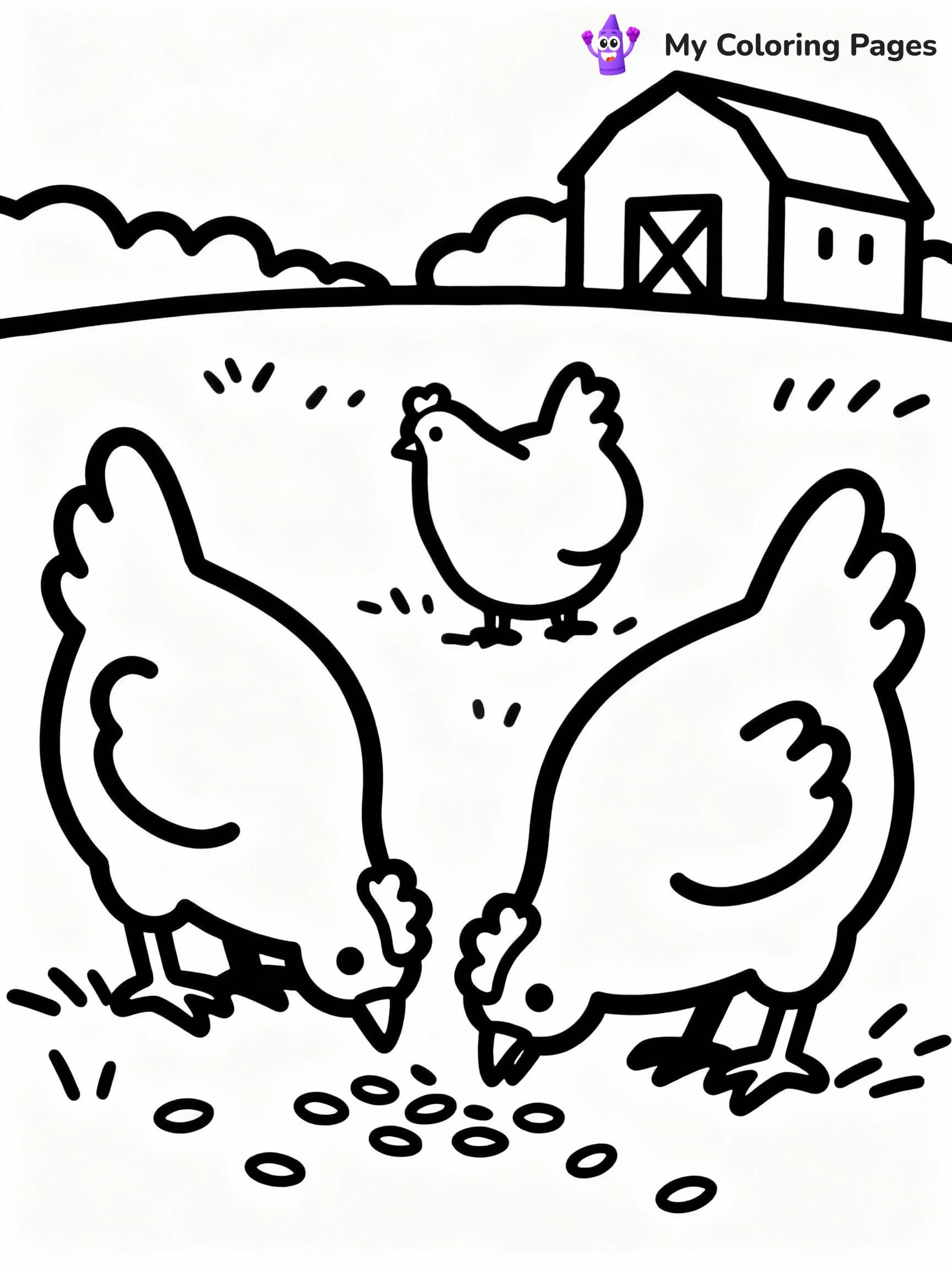 Farm Animal Coloring Pages - 24