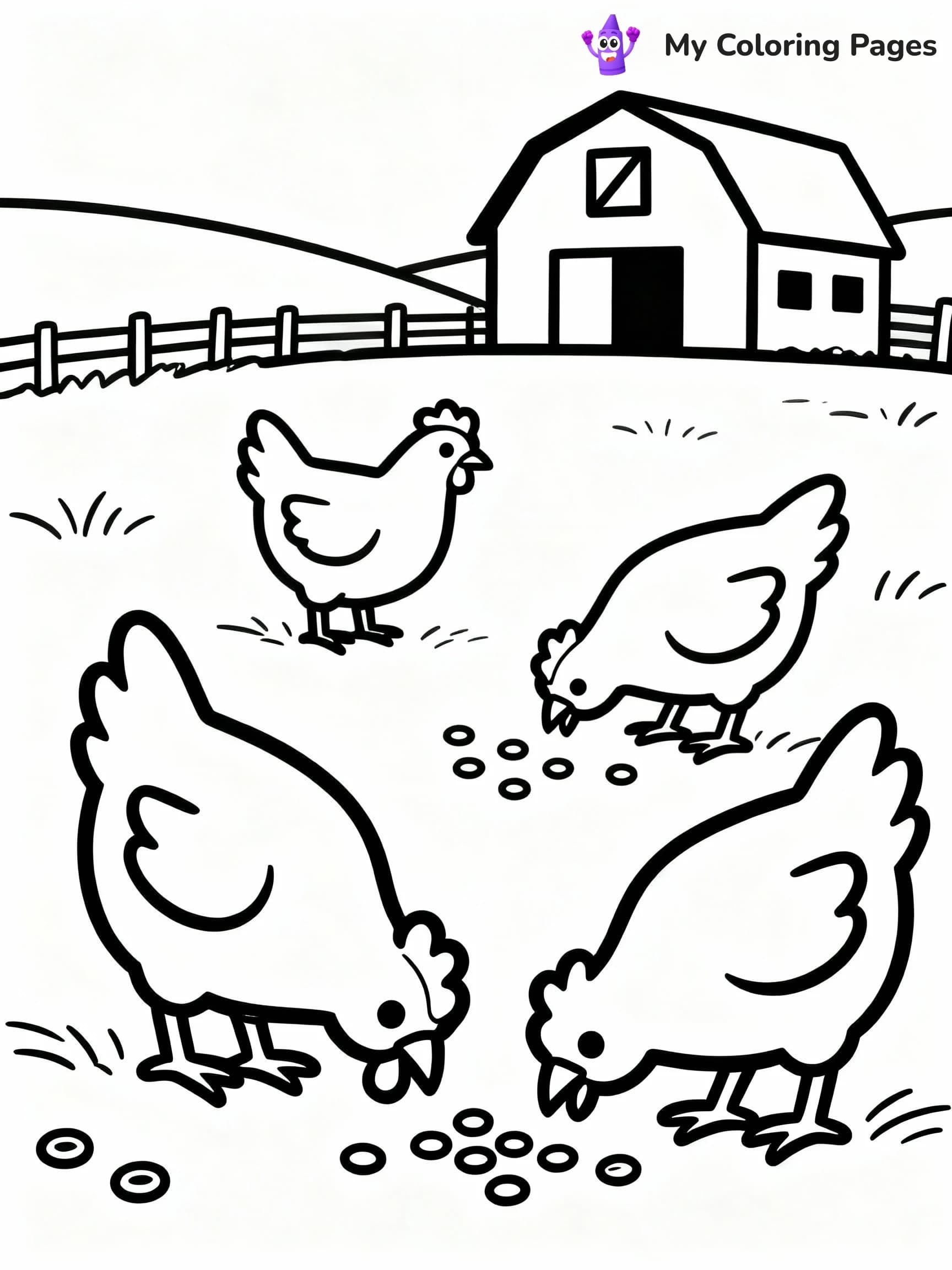 Farm Animal Coloring Pages - 20