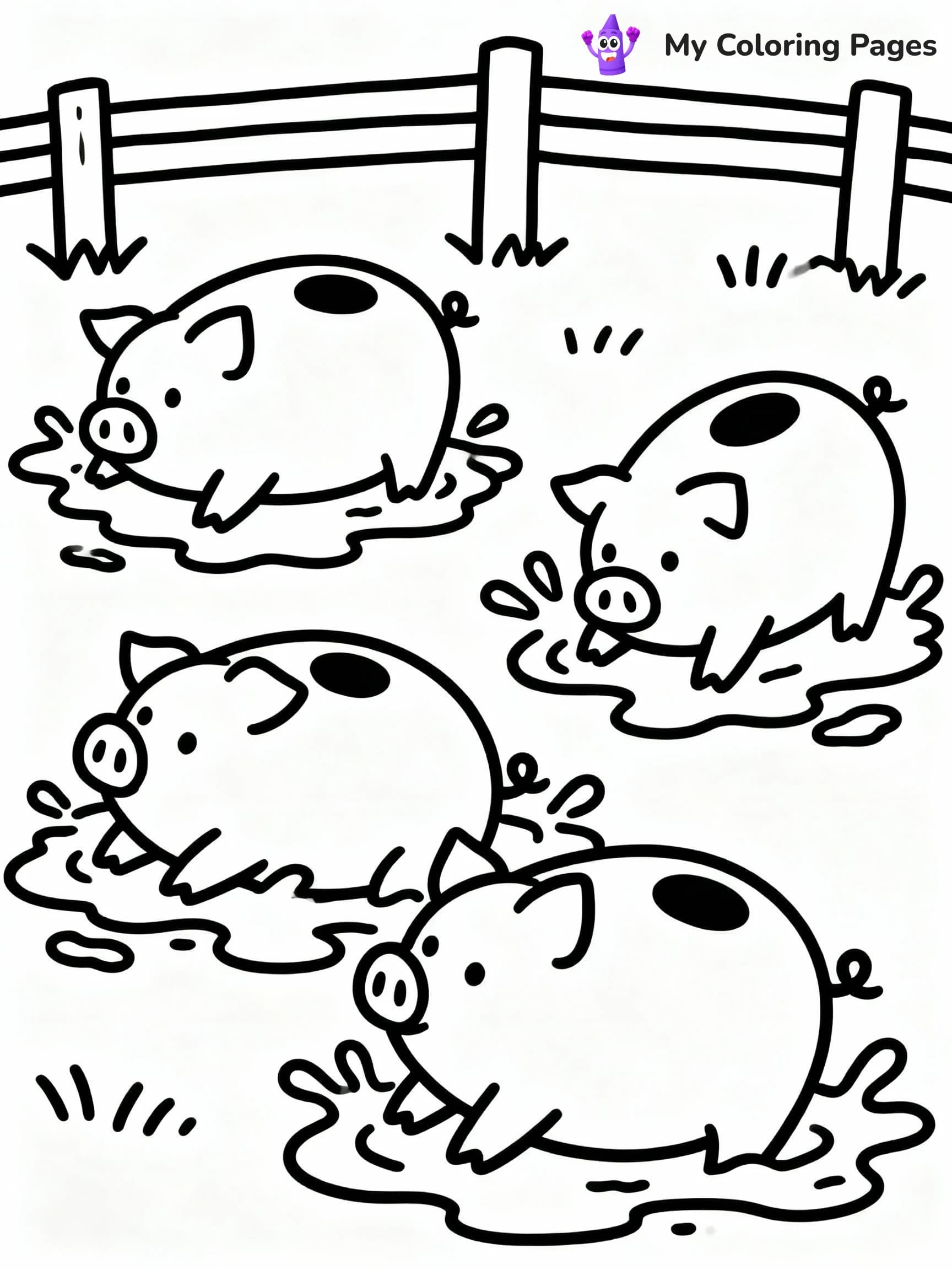 Farm Animal Coloring Pages - 16