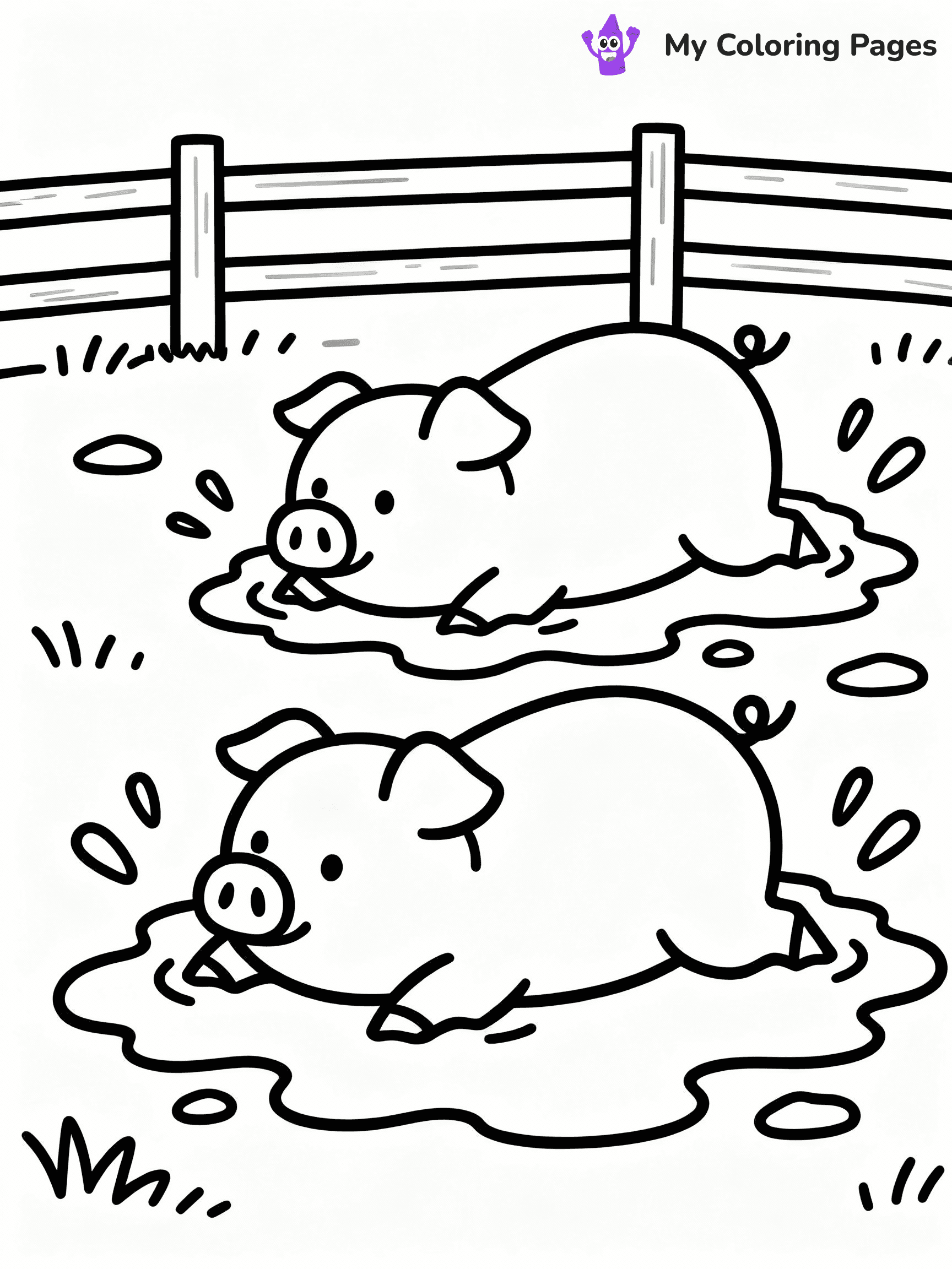 Farm Animal Coloring Pages - 15
