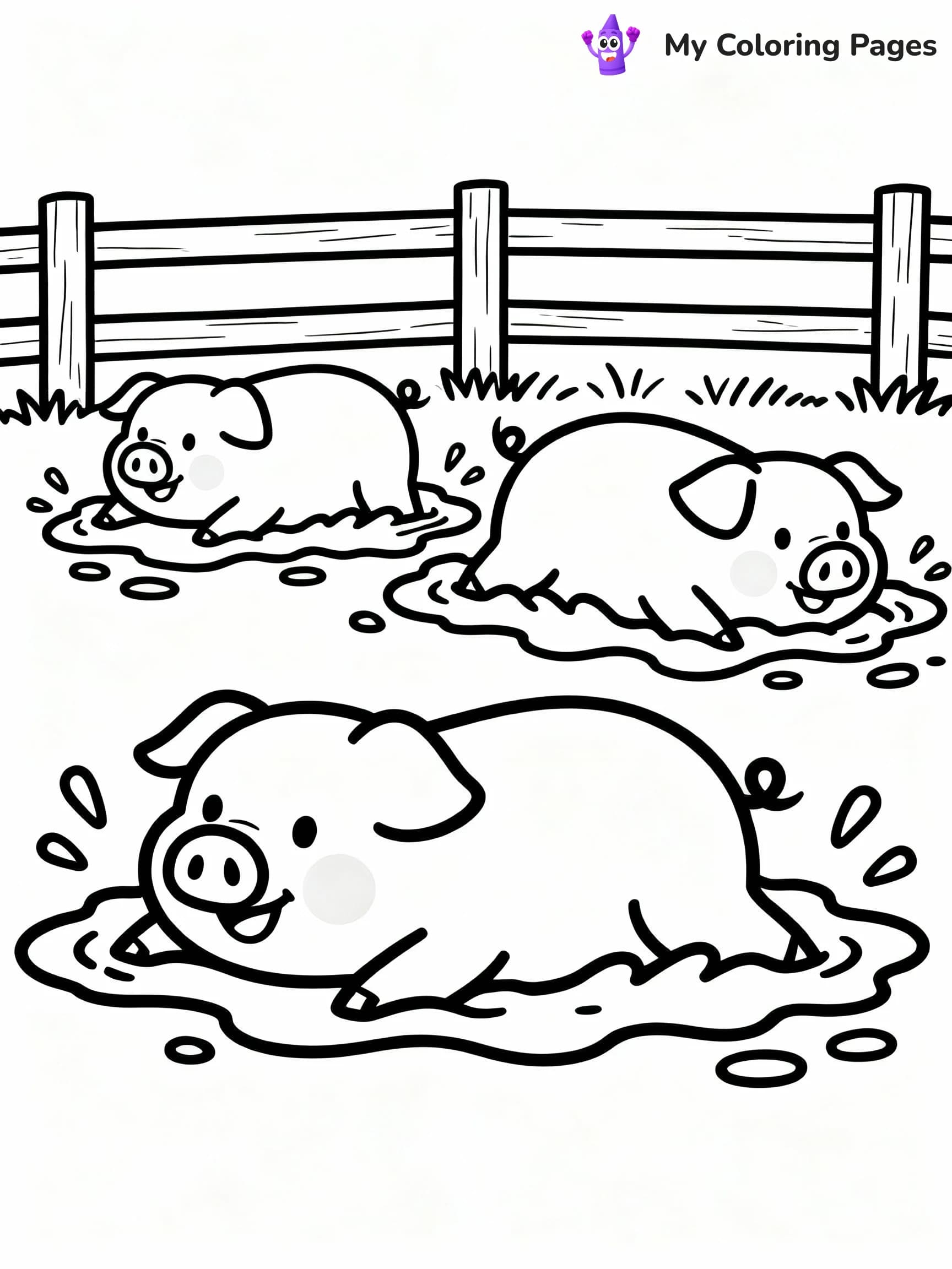 Farm Animal Coloring Pages - 14