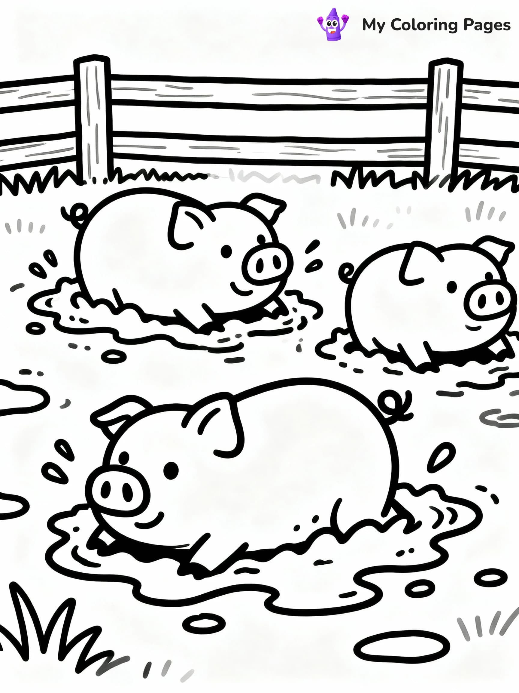 Farm Animal Coloring Pages - 12