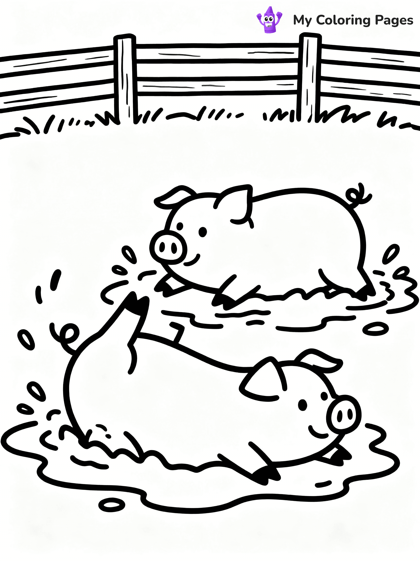 Farm Animal Coloring Pages - 9