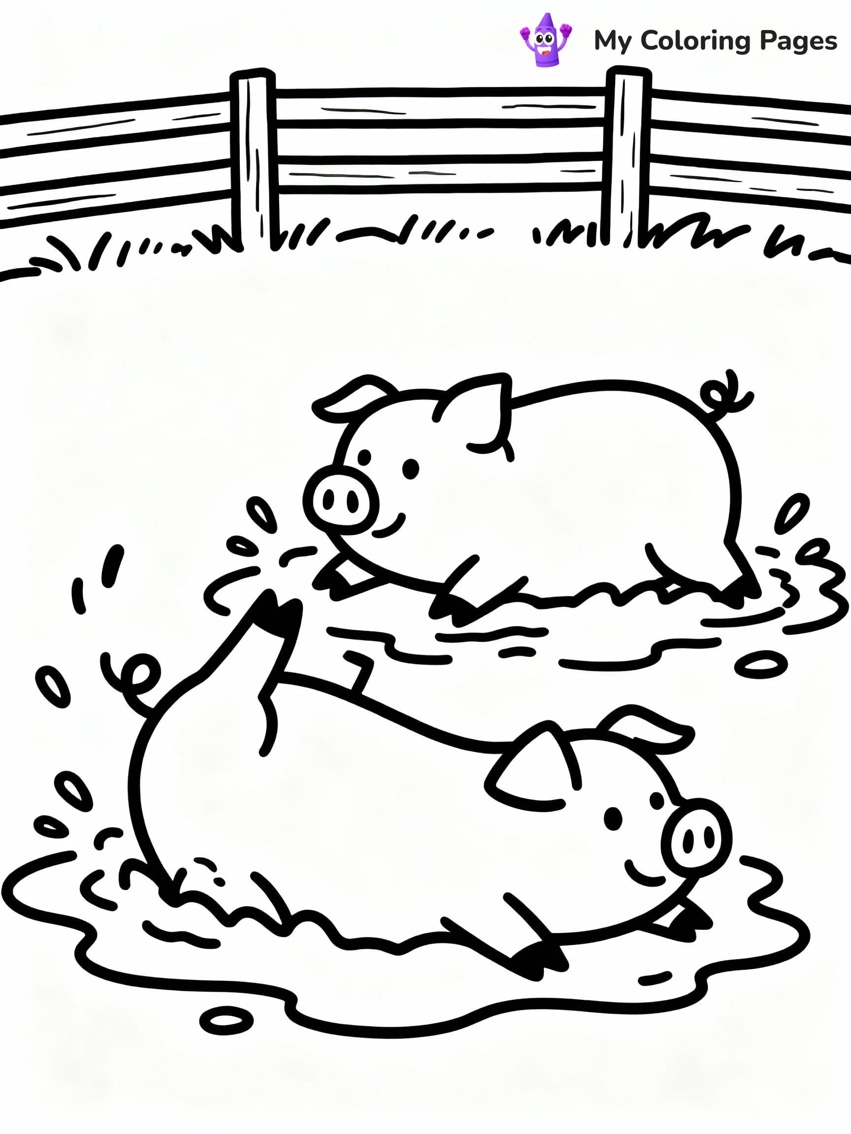 Farm Animal Coloring Pages - 9