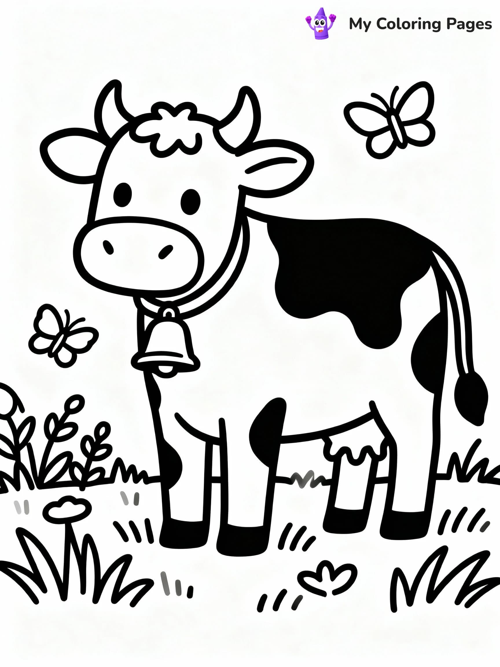 Farm Animal Coloring Pages - 1