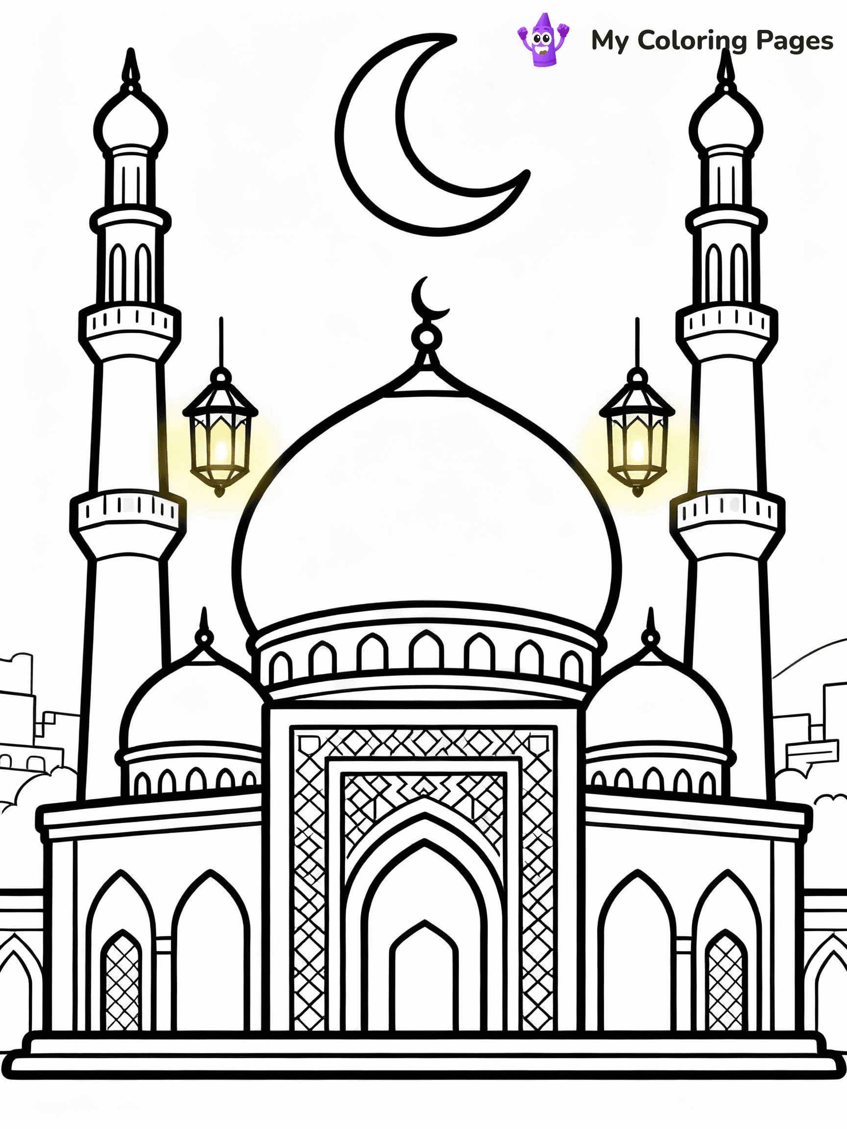 Eid Coloring Pages - 33