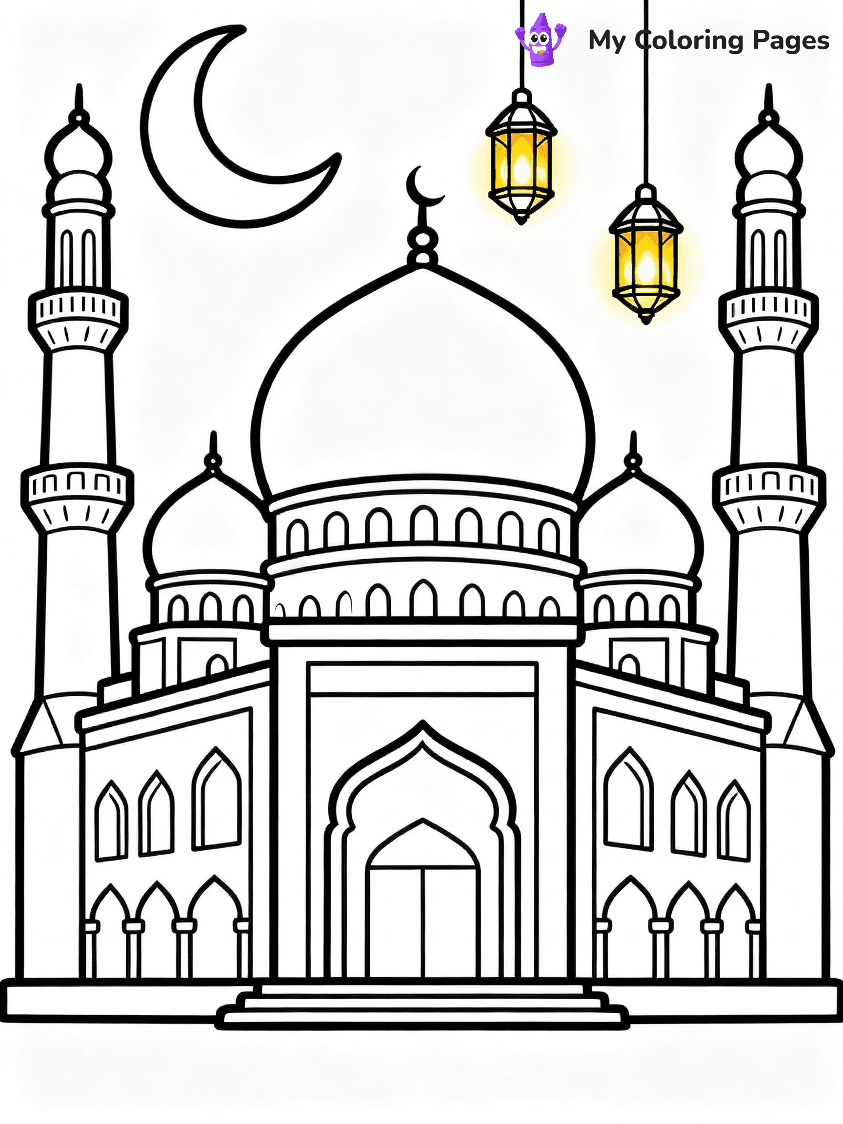 Eid Coloring Pages - 31
