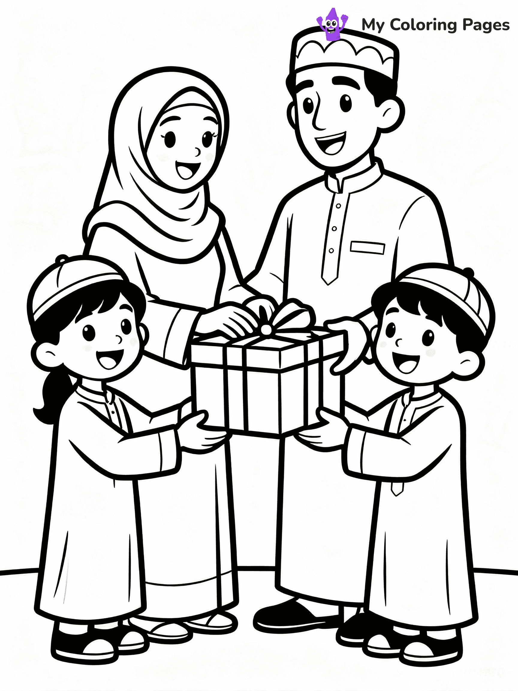 Eid Coloring Pages - 30