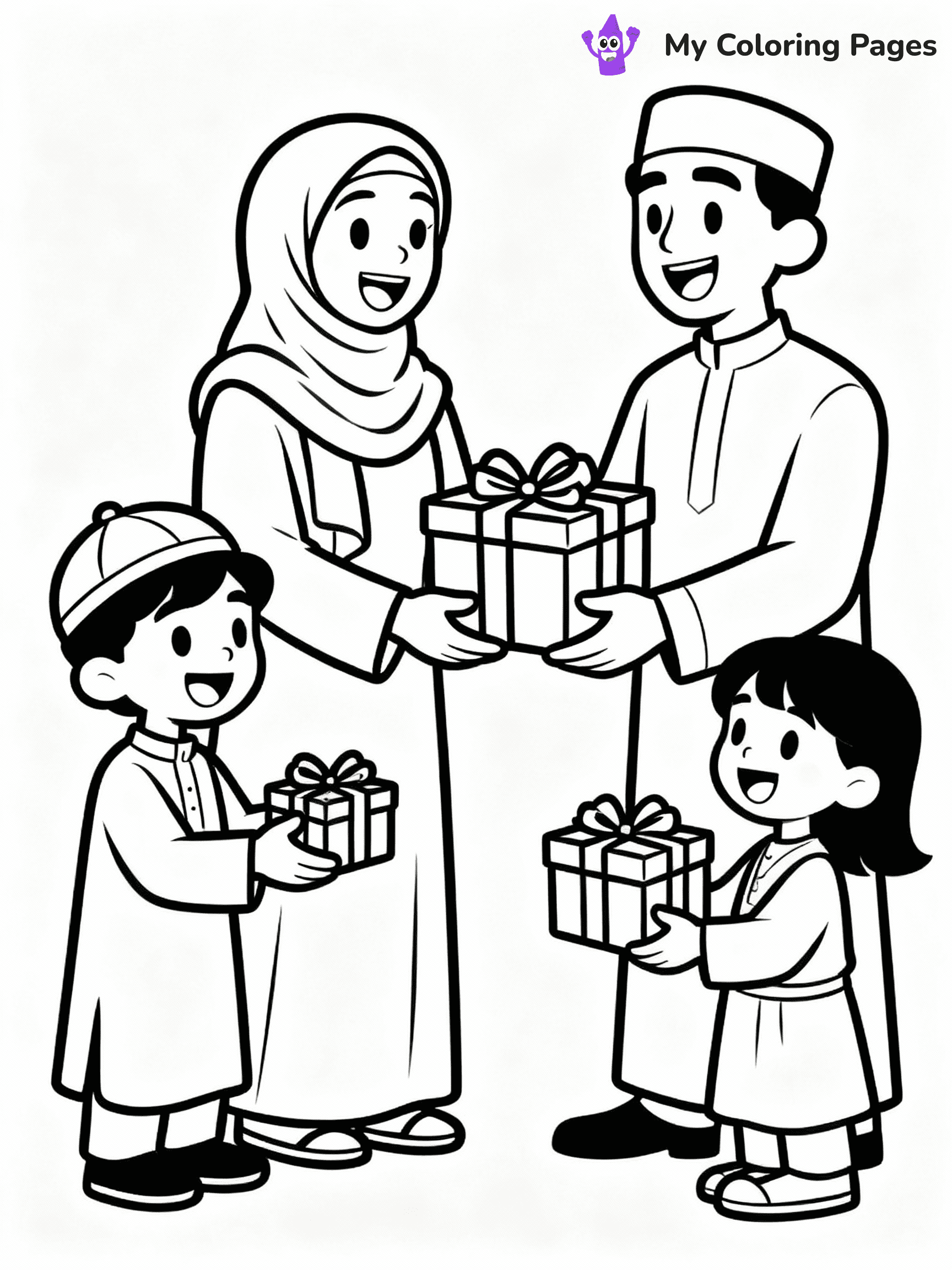 Eid Coloring Pages - 29