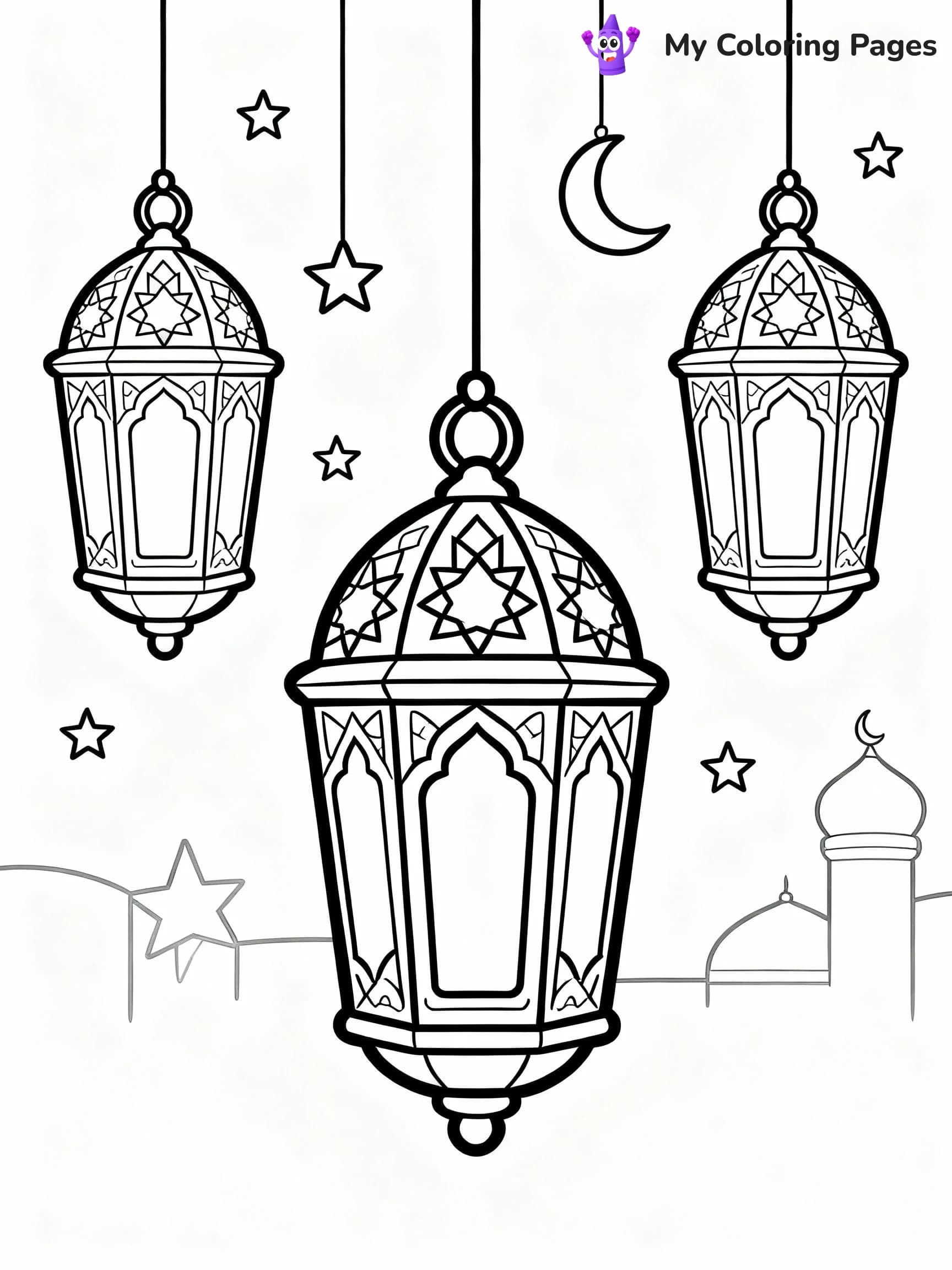 Eid Coloring Pages - 24