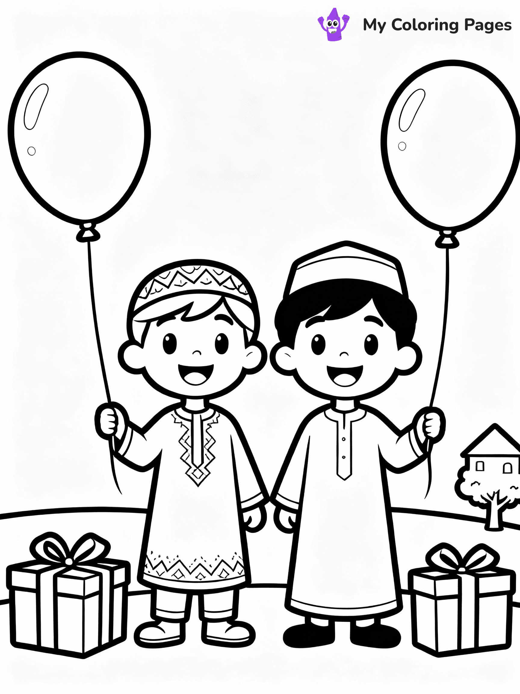 Eid Coloring Pages - 12