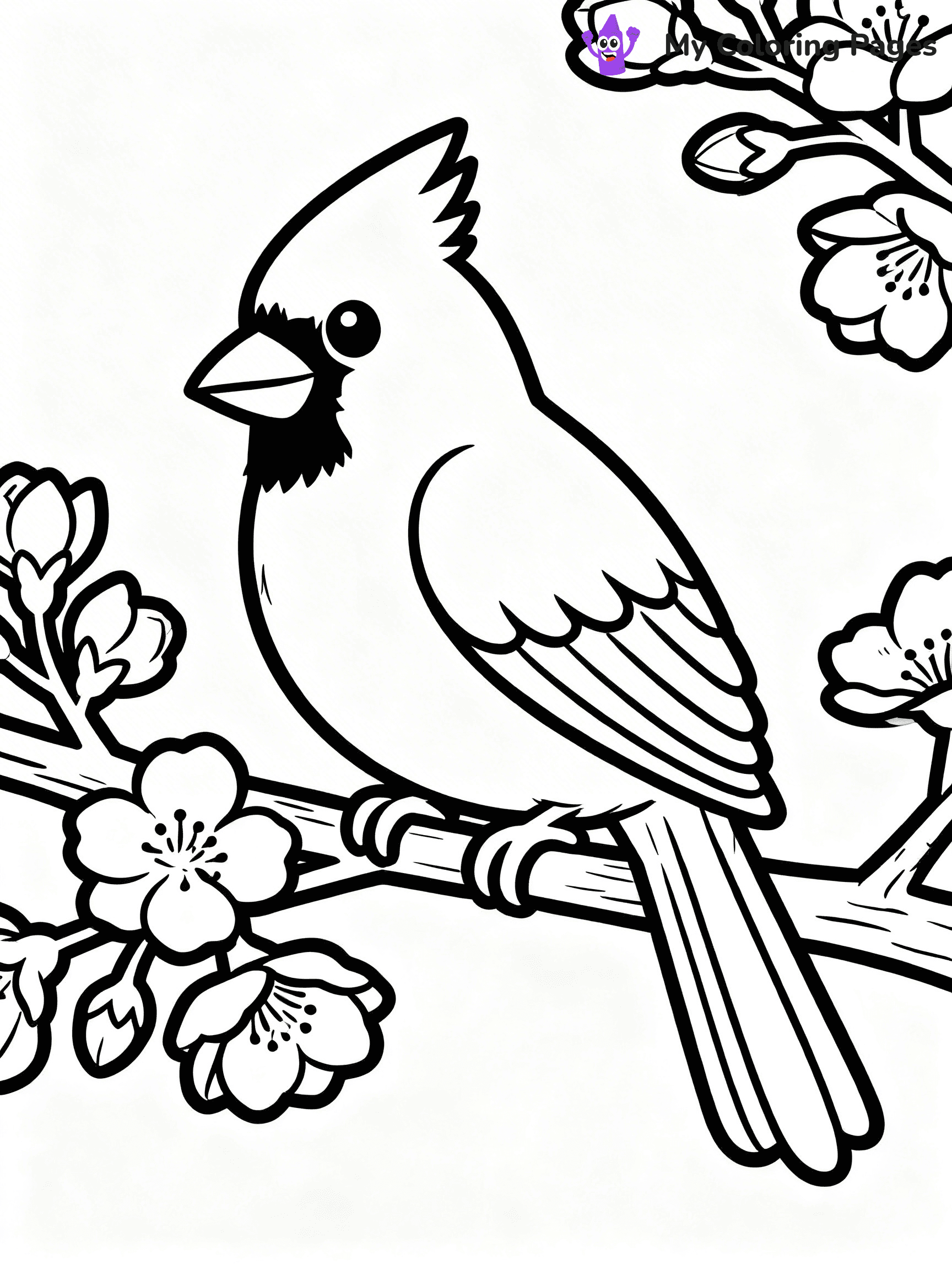 Cardinal Coloring Pages - 28