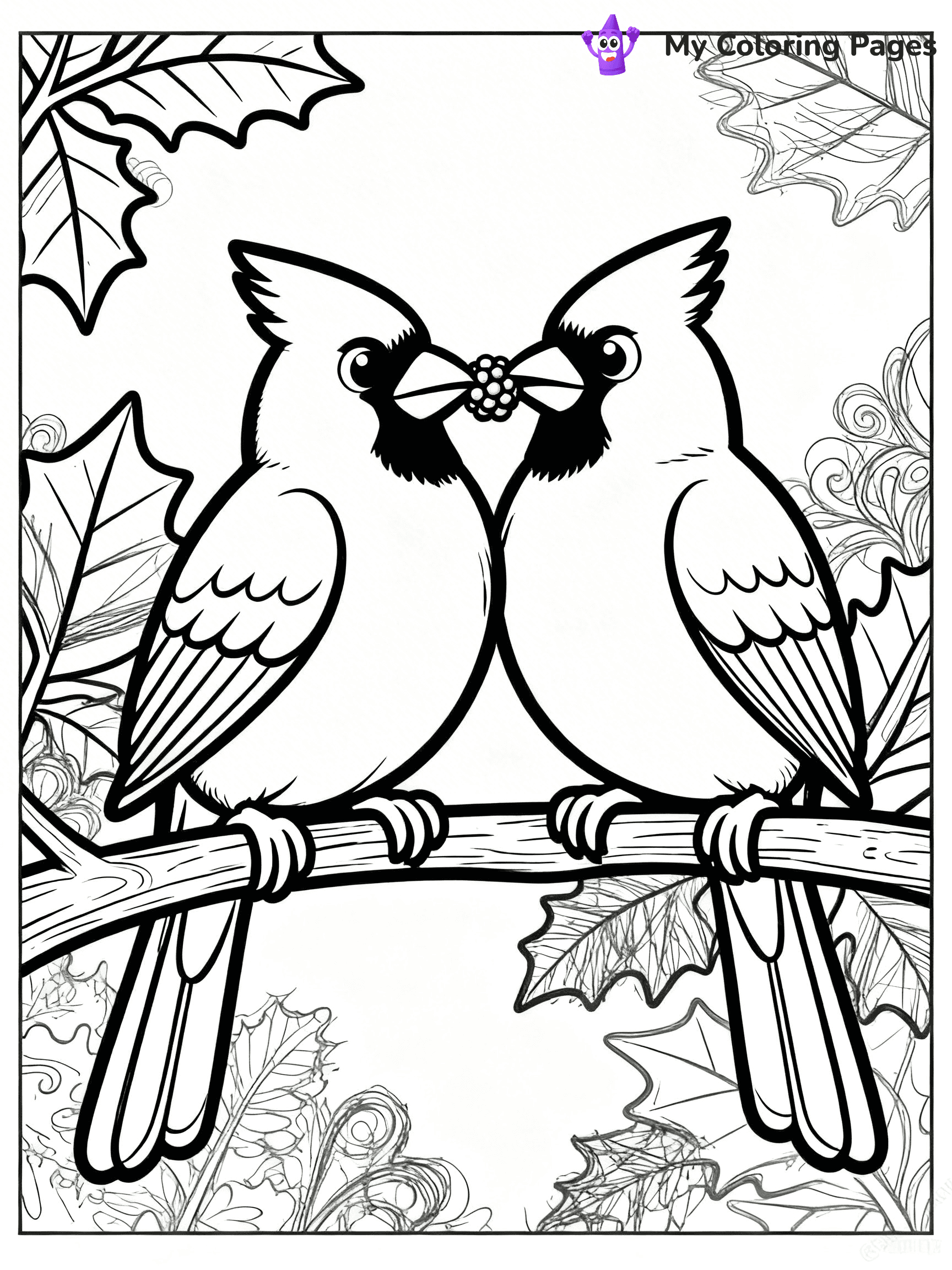 Cardinal Coloring Pages - 22