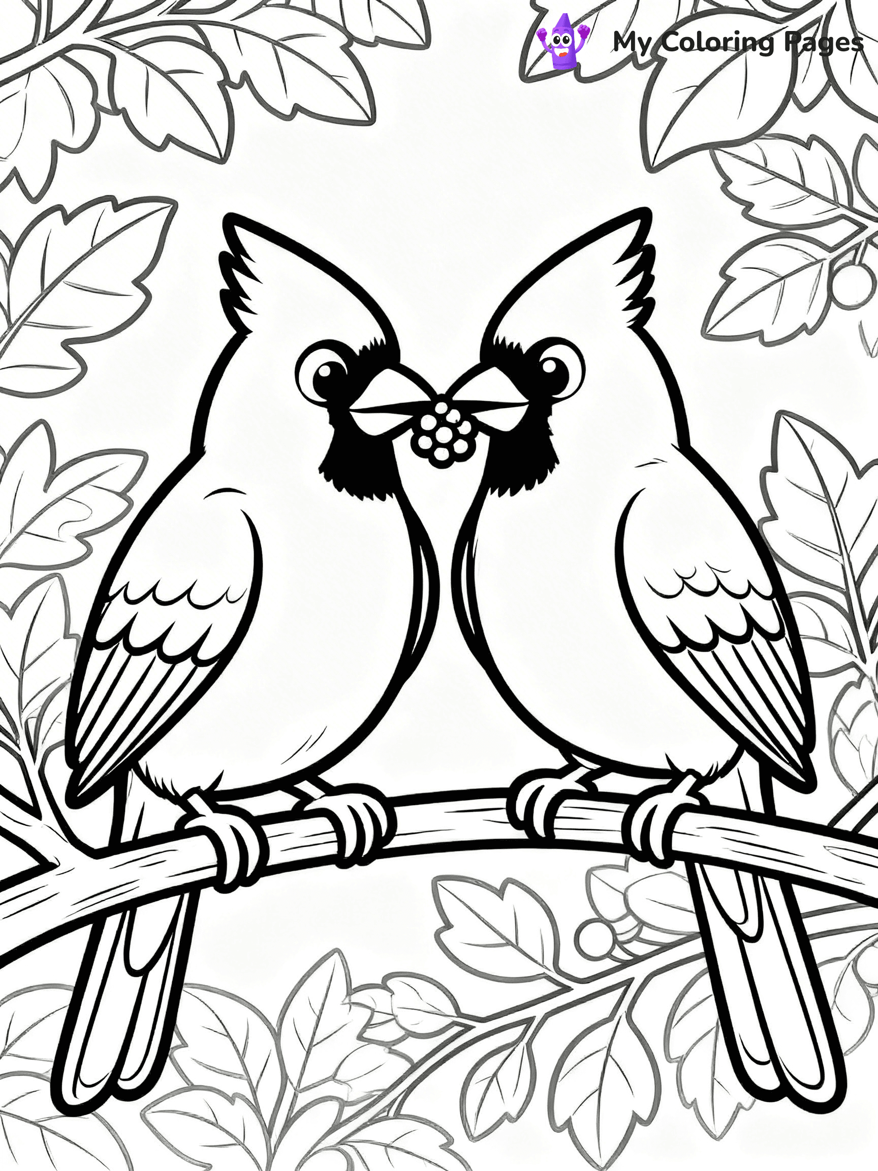 Cardinal Coloring Pages - 21