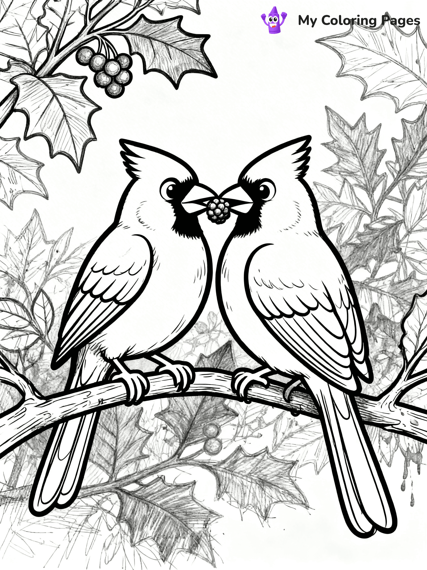 Cardinal Coloring Pages - 20