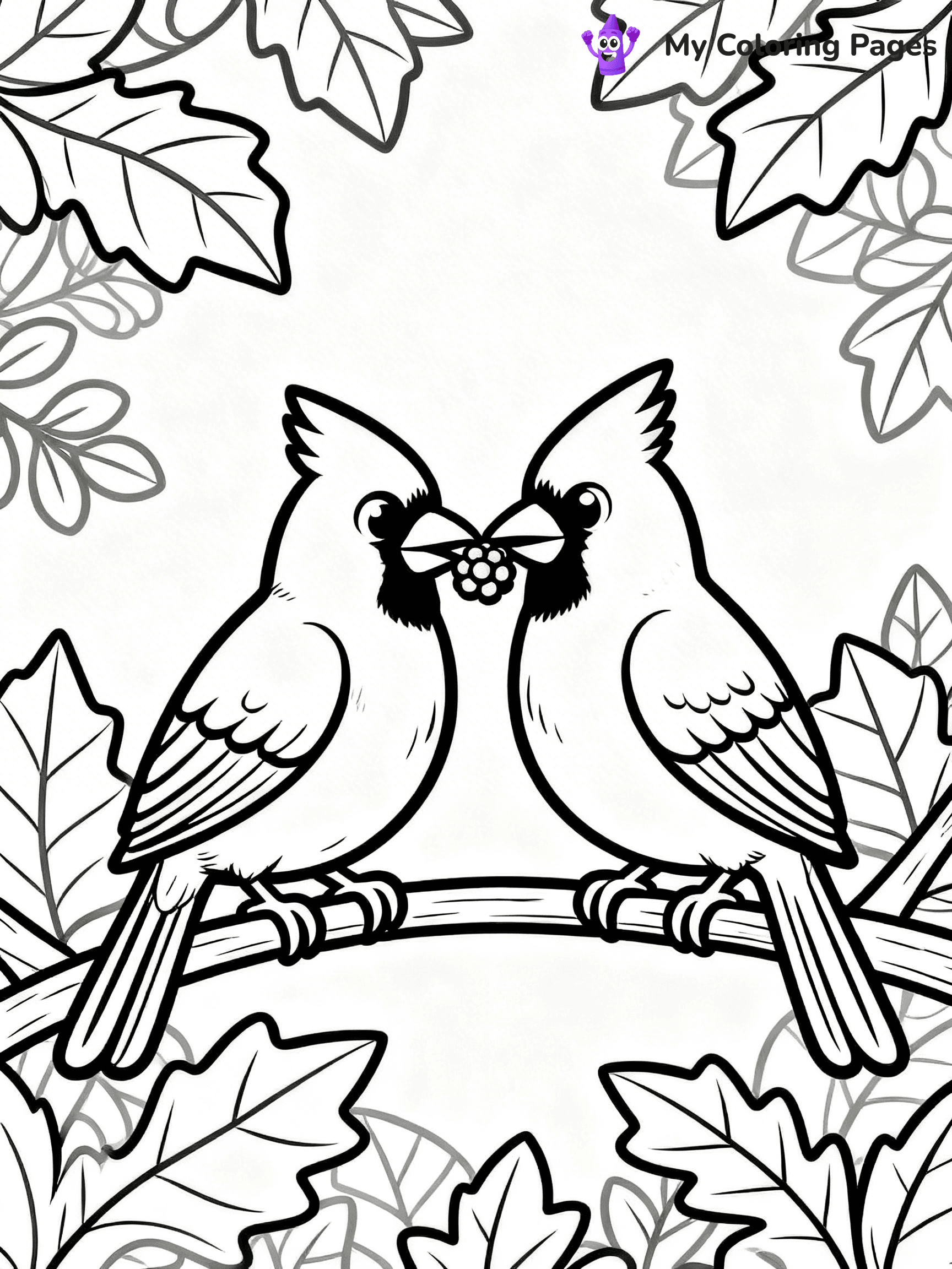 Cardinal Coloring Pages - 19