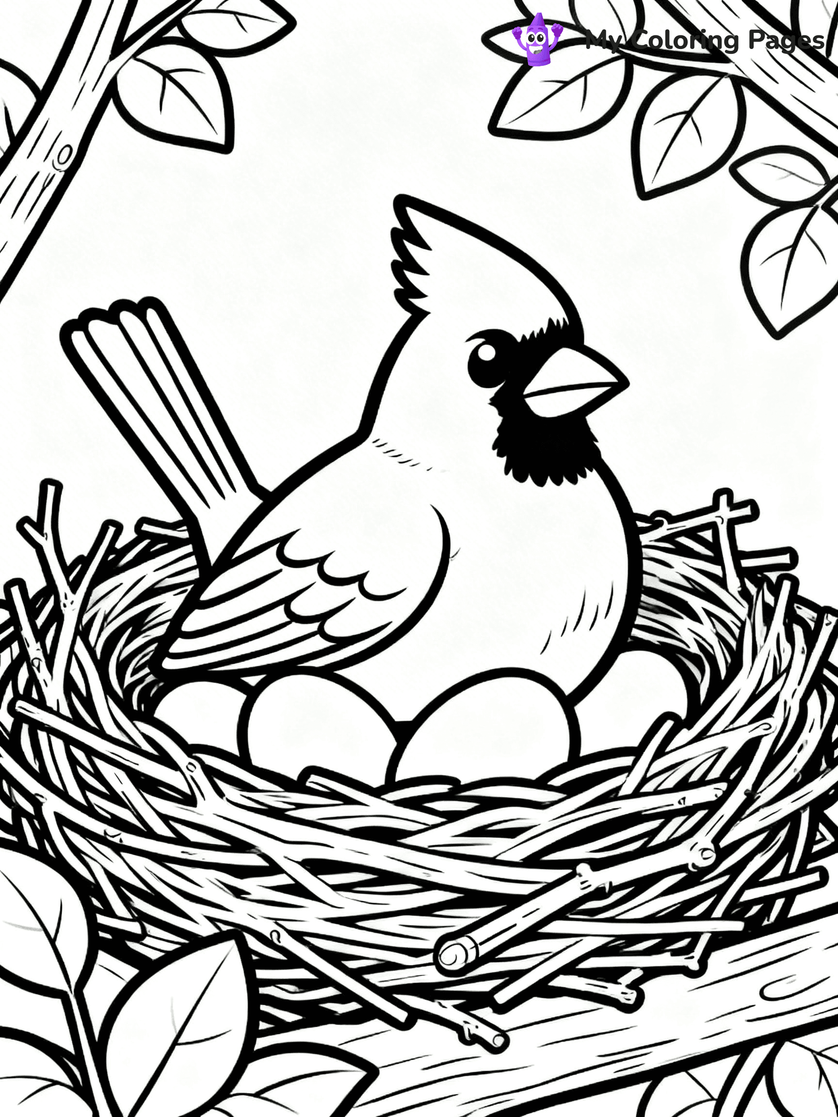 Cardinal Coloring Pages - 17