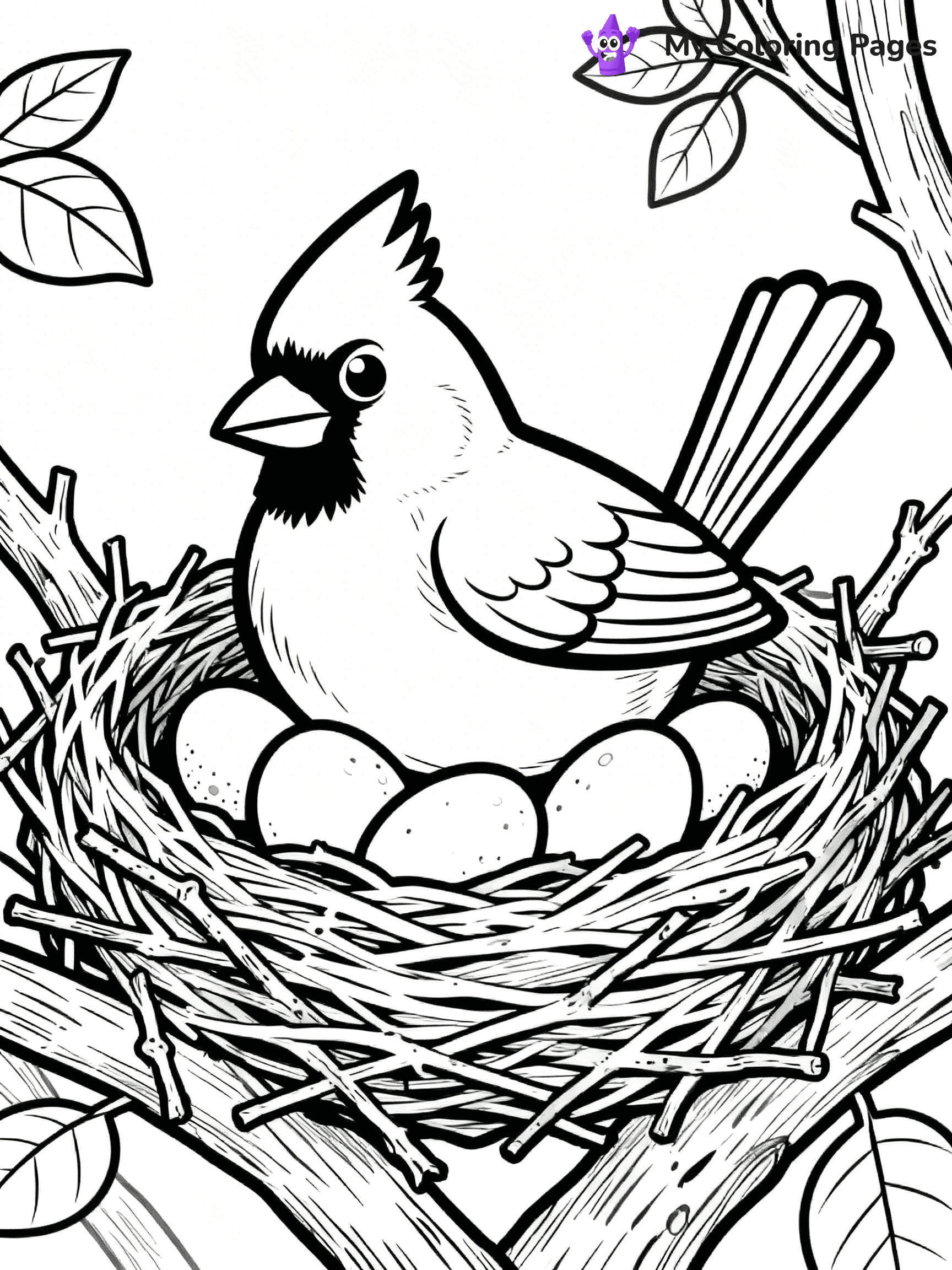 Cardinal Coloring Pages - 16