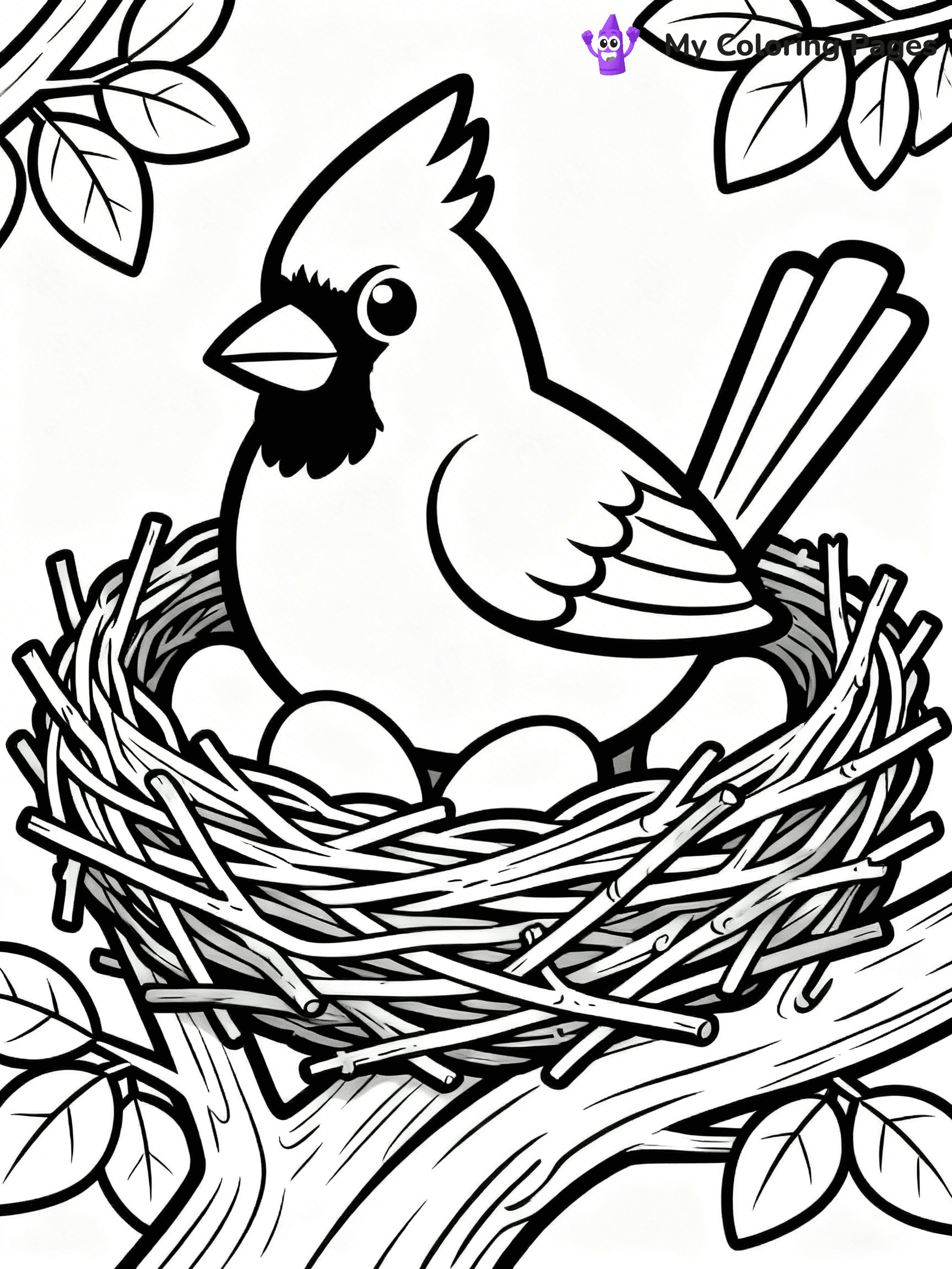 Cardinal Coloring Pages - 13